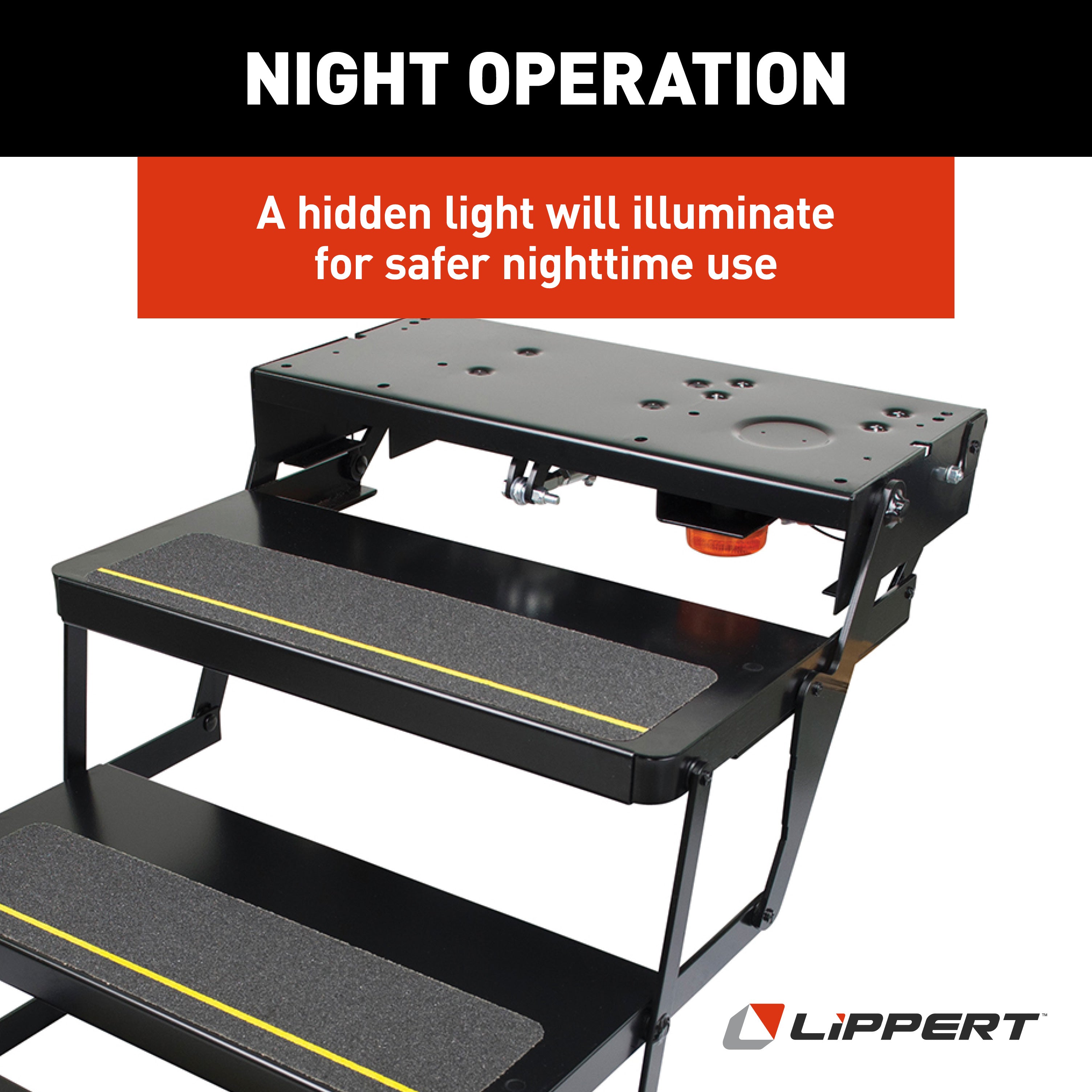 Lippert - 25 Series (7" Rise) Step Assembly With Logic Control Unit And Power Switch Kit - Image 5
