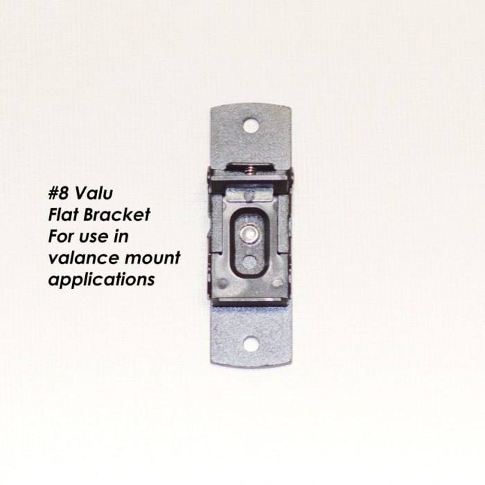 Irvine Shade - #8 Valu Flat Bracket for 1" Valu-Line RV Roller Shades - Valance Mount Hardware