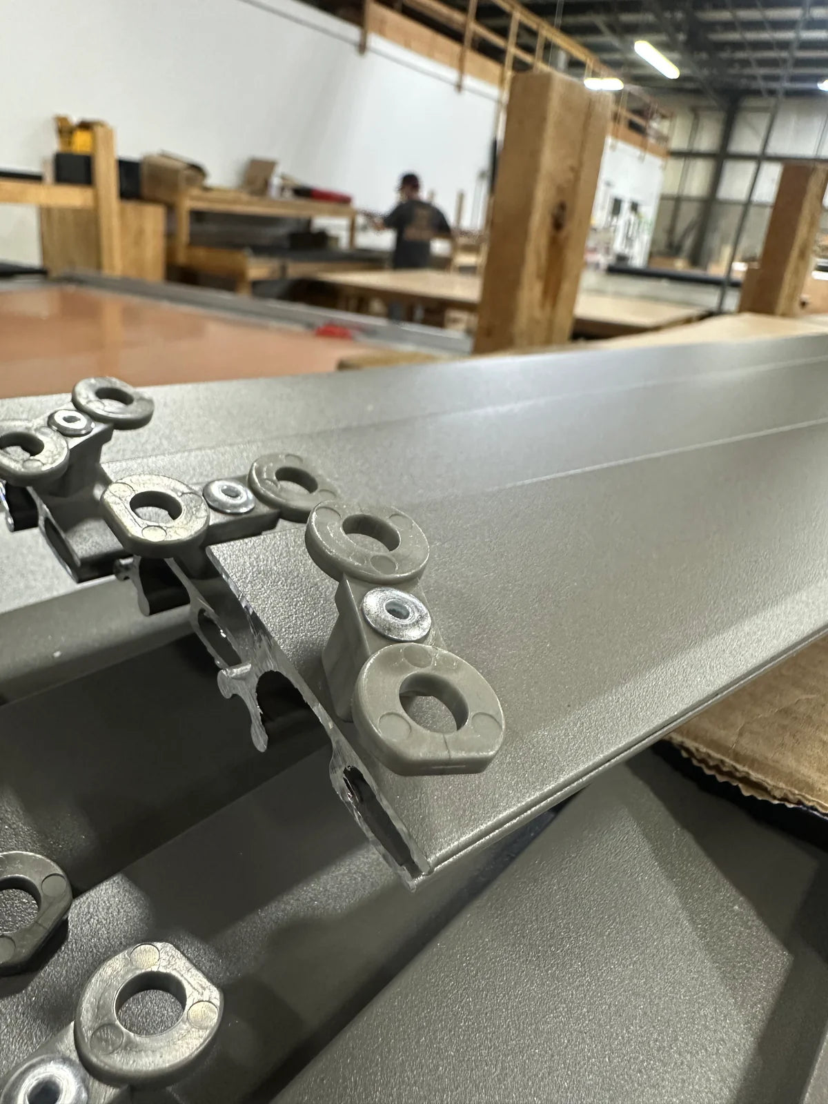 Irvine Shower Replacement Bottom Rail Track - 60" Aluminum (Cut to Width)