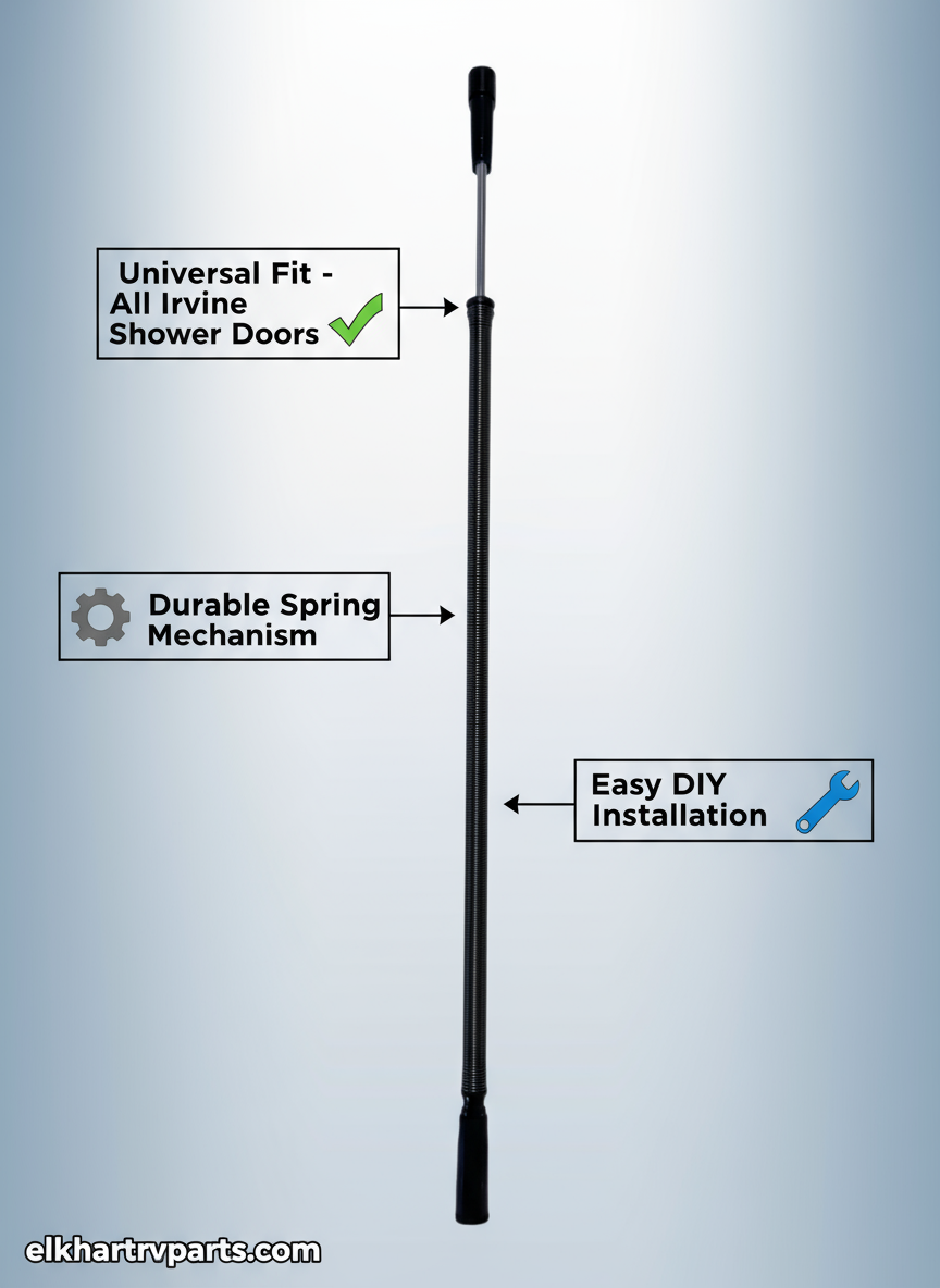 Irvine Replacement Spring with Dimensions