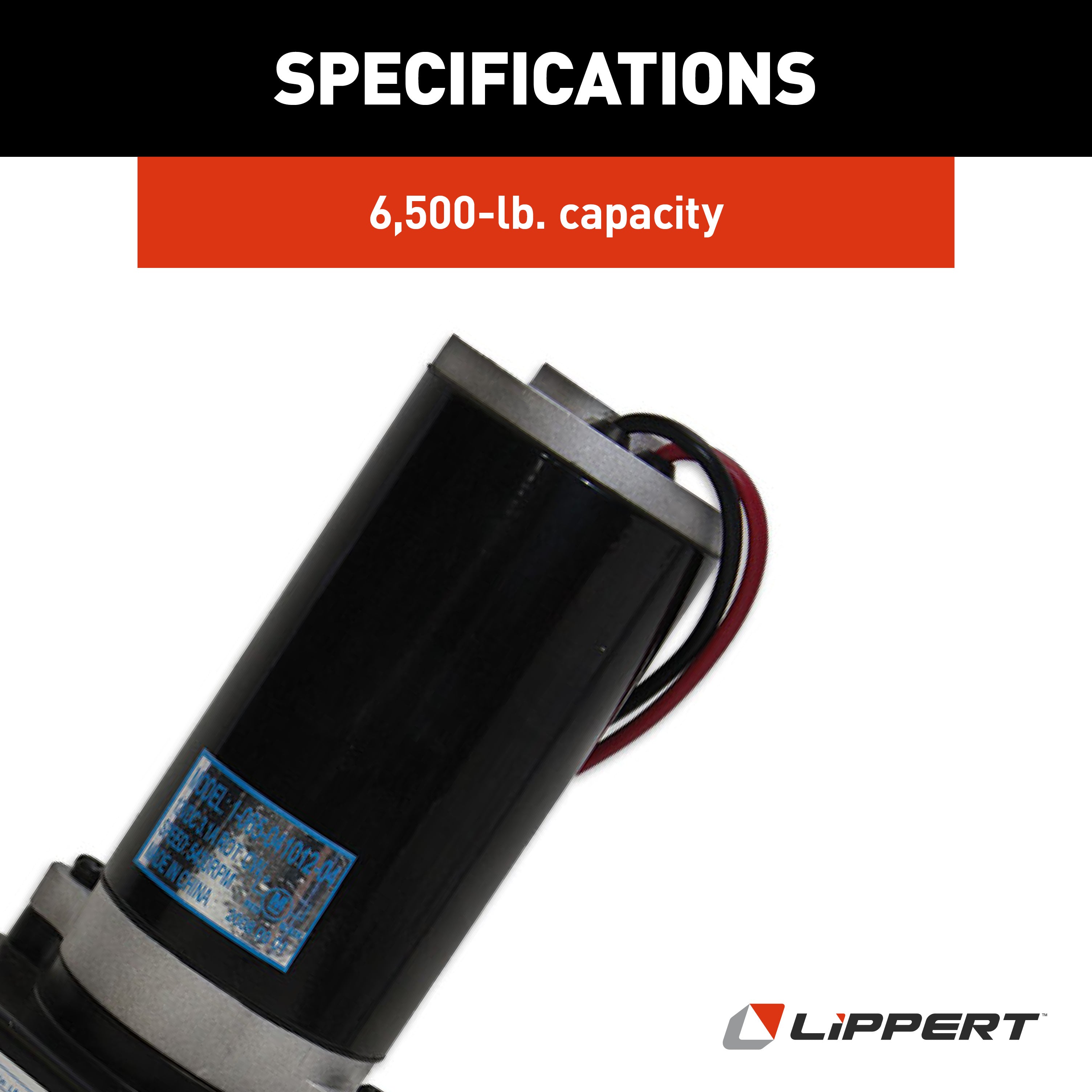 Lippert Replacement Tuson Heavy-Duty Electric Rv Landing Gear Motor #196308 - Image 5