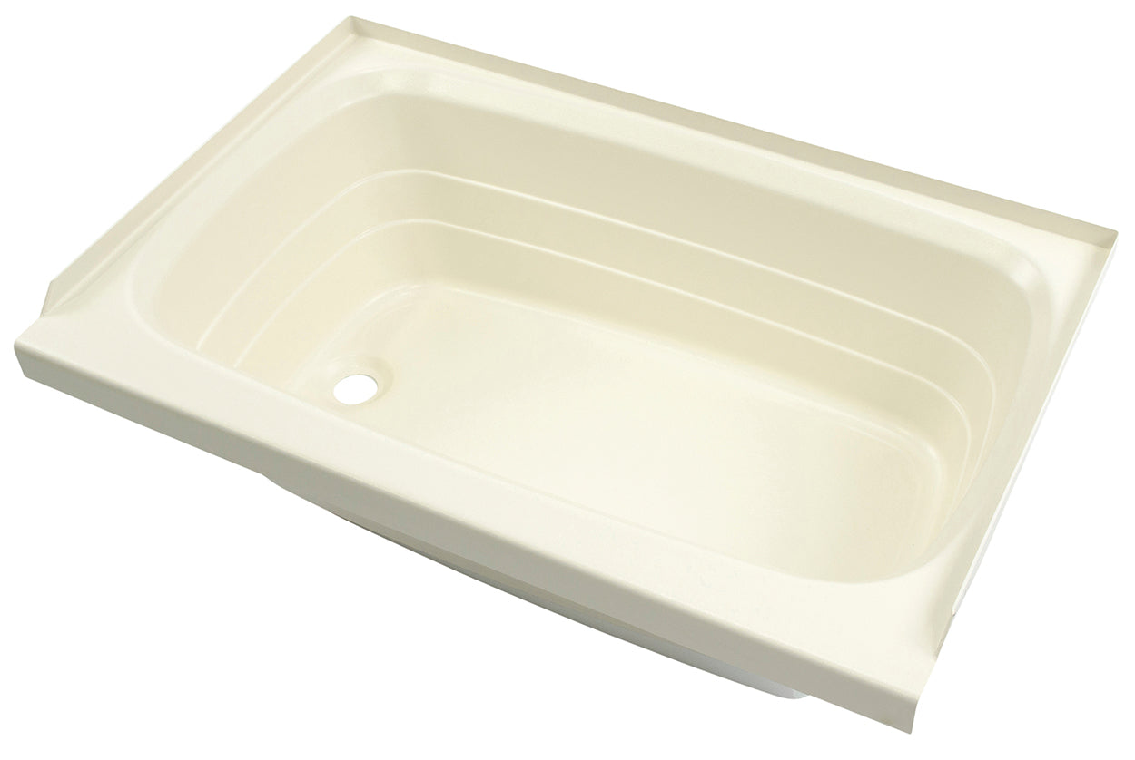 Lippert Bathtub With Left Drain - 27" X 54", Almond #Alm2754Alspk - Image 1