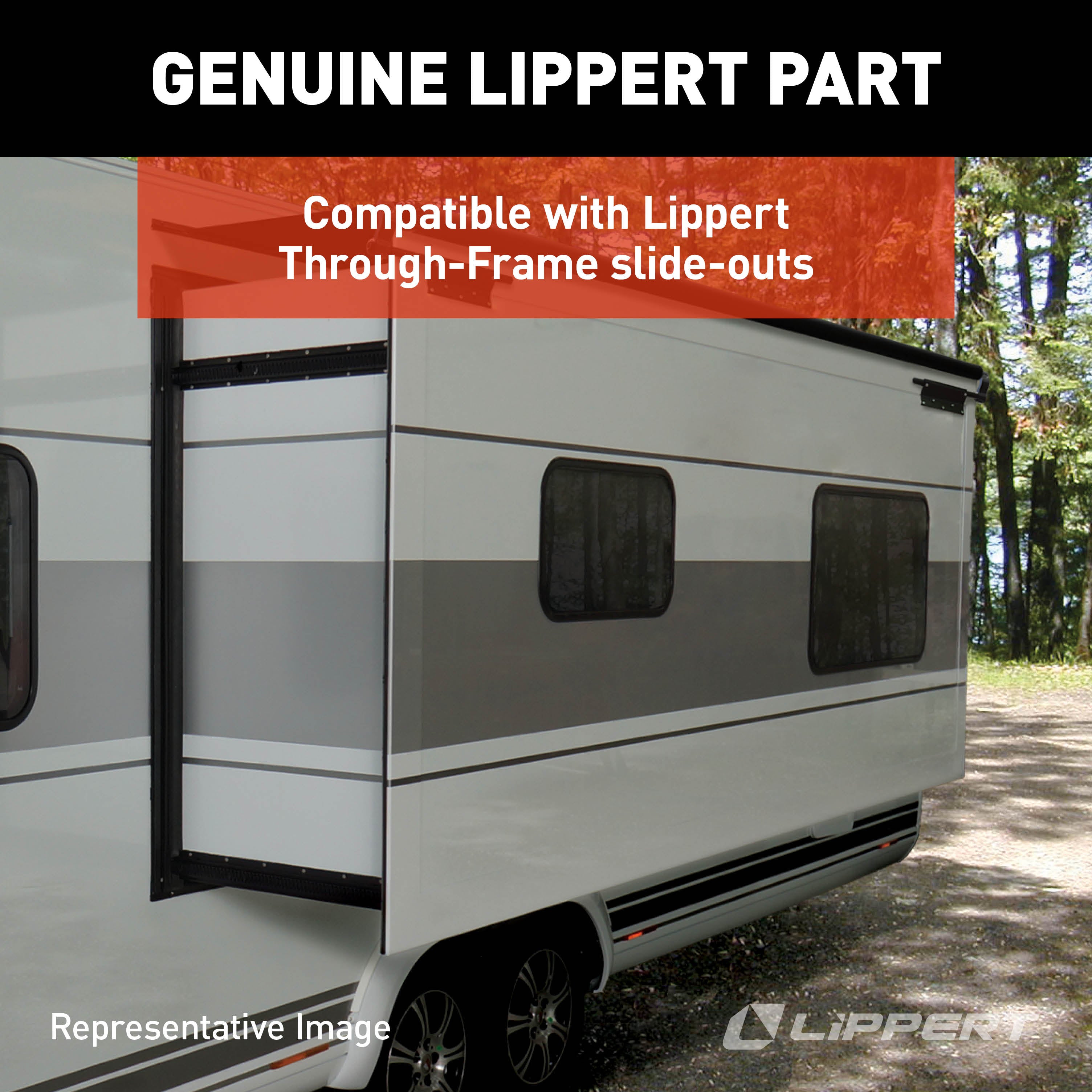 Lippert Replacement 2.5 X 2.5 Heavy-Duty Rv Through-Frame Slide-Out Gear Pack Assembly #123356 - Image 5