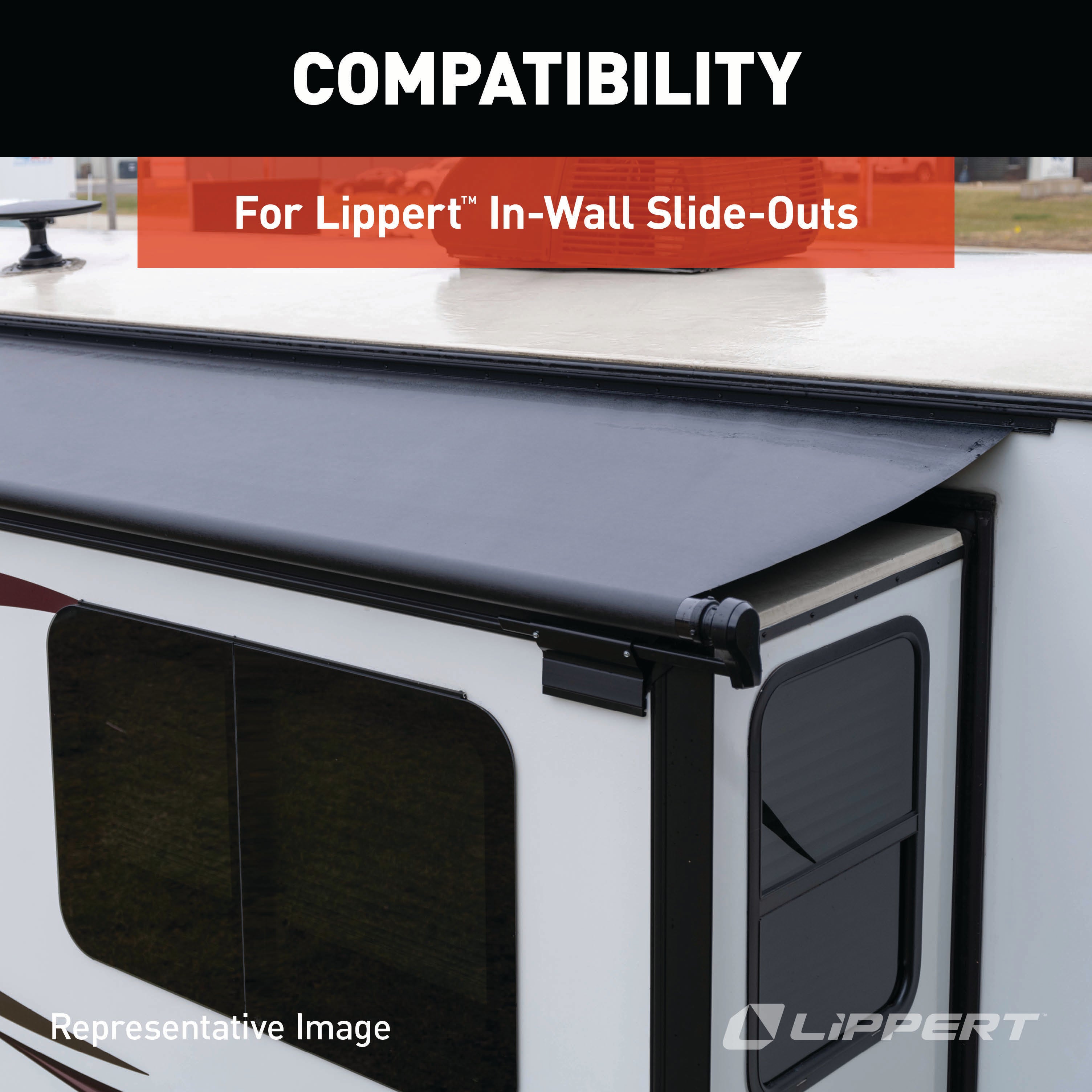 Lippert In-Wall Interior In/Out Switch For Rv Slide-Outs - White #120639 - Image 4