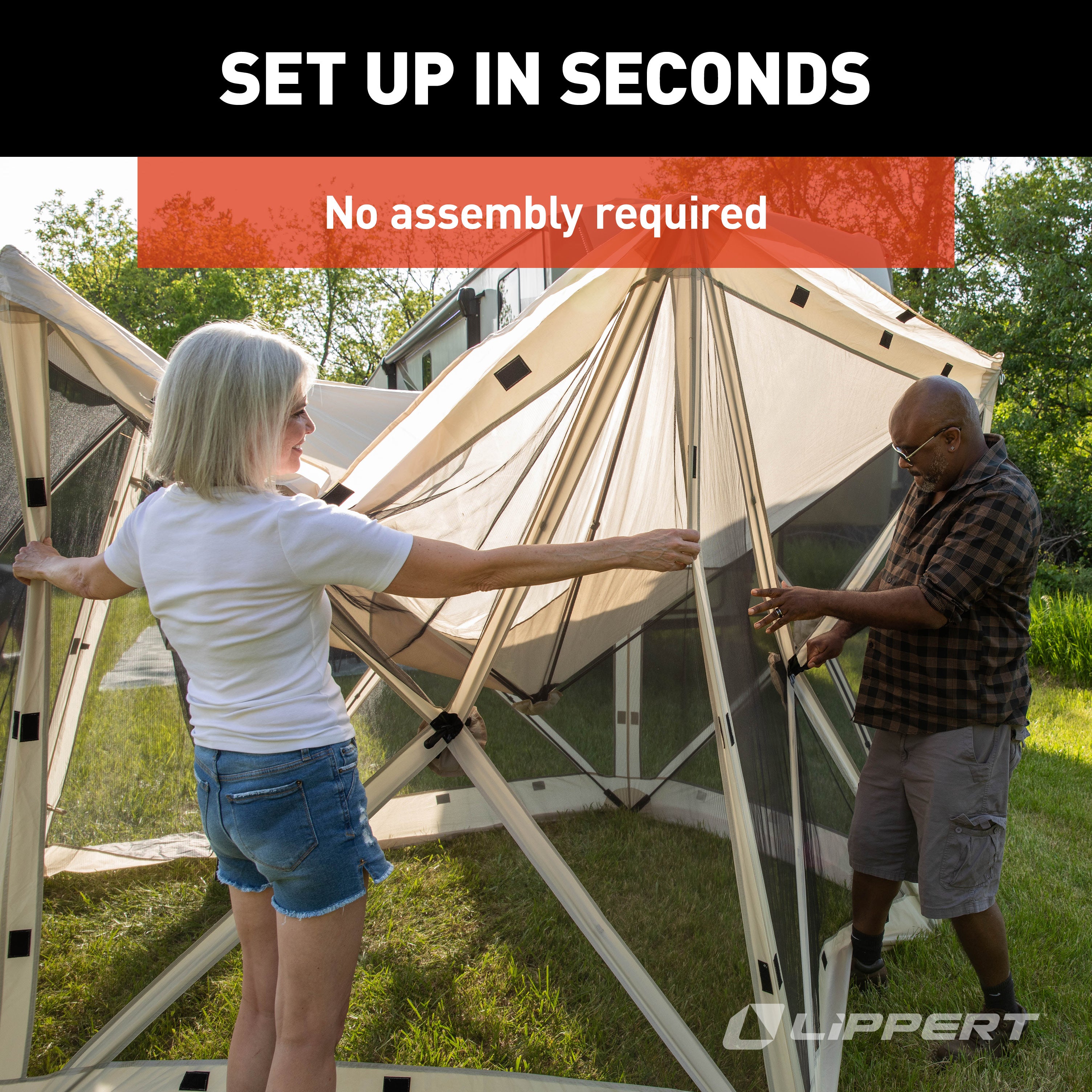 Lippert Picnic Popup Gazebo - 12' X 12' - Image 8