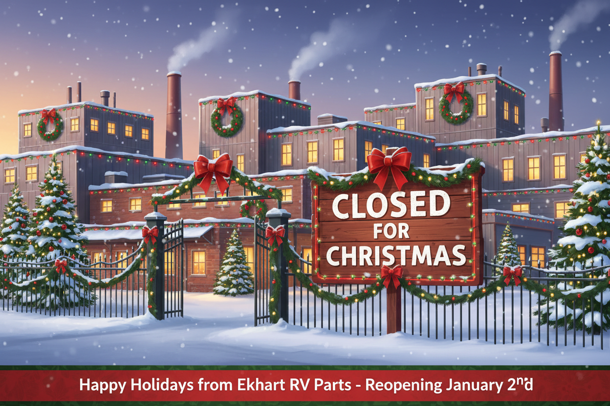 make it more of a christmas theme without calendar, show the factories closed for the holiday