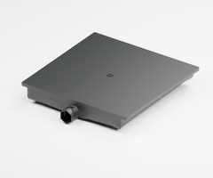 MAKS Holding Tank 32 X 32 X 5 - 20 Gallons - End Center Drain - Blank Tank