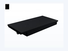 MAKS Holding Tank 57.5 X 29 X 8 - 40 Gallons - End Center Drain - Blank Tank