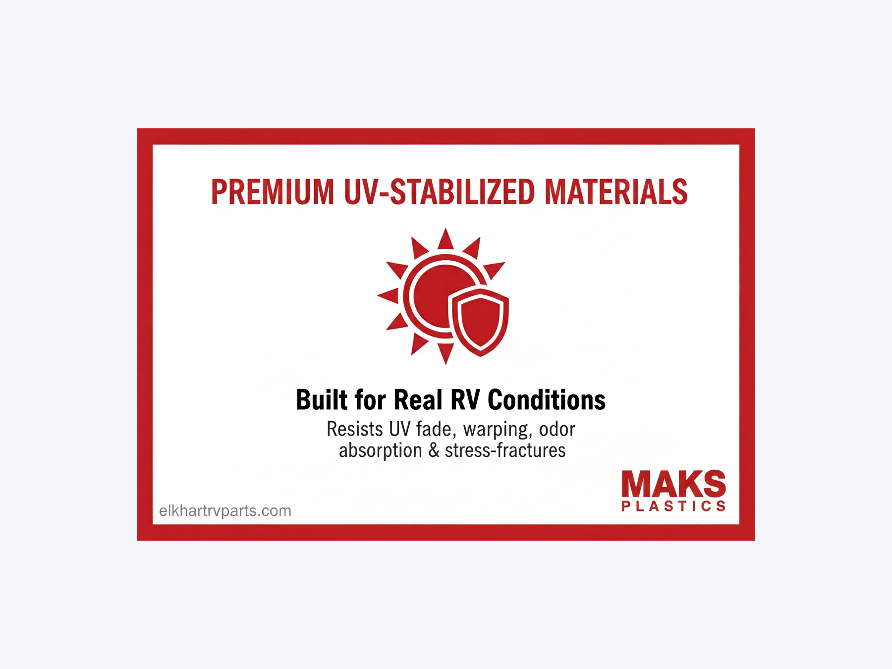 MAKS Holding Tank 58 X 29 X 9 - 45 Gallons - End Center Drain - Blank Tank (hero)