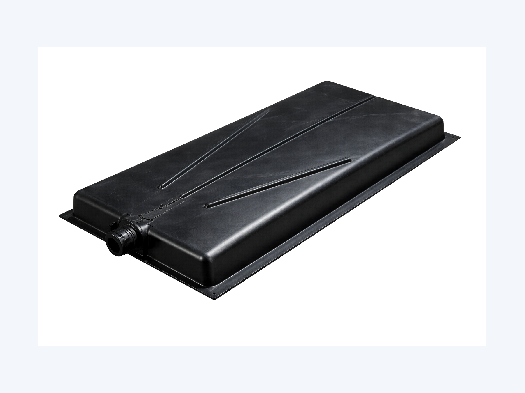 MAKS Holding Tank 59 X 28.5 X 8 - 42 Gallons - Side Right Hand Drain - Blank Tank (hero)