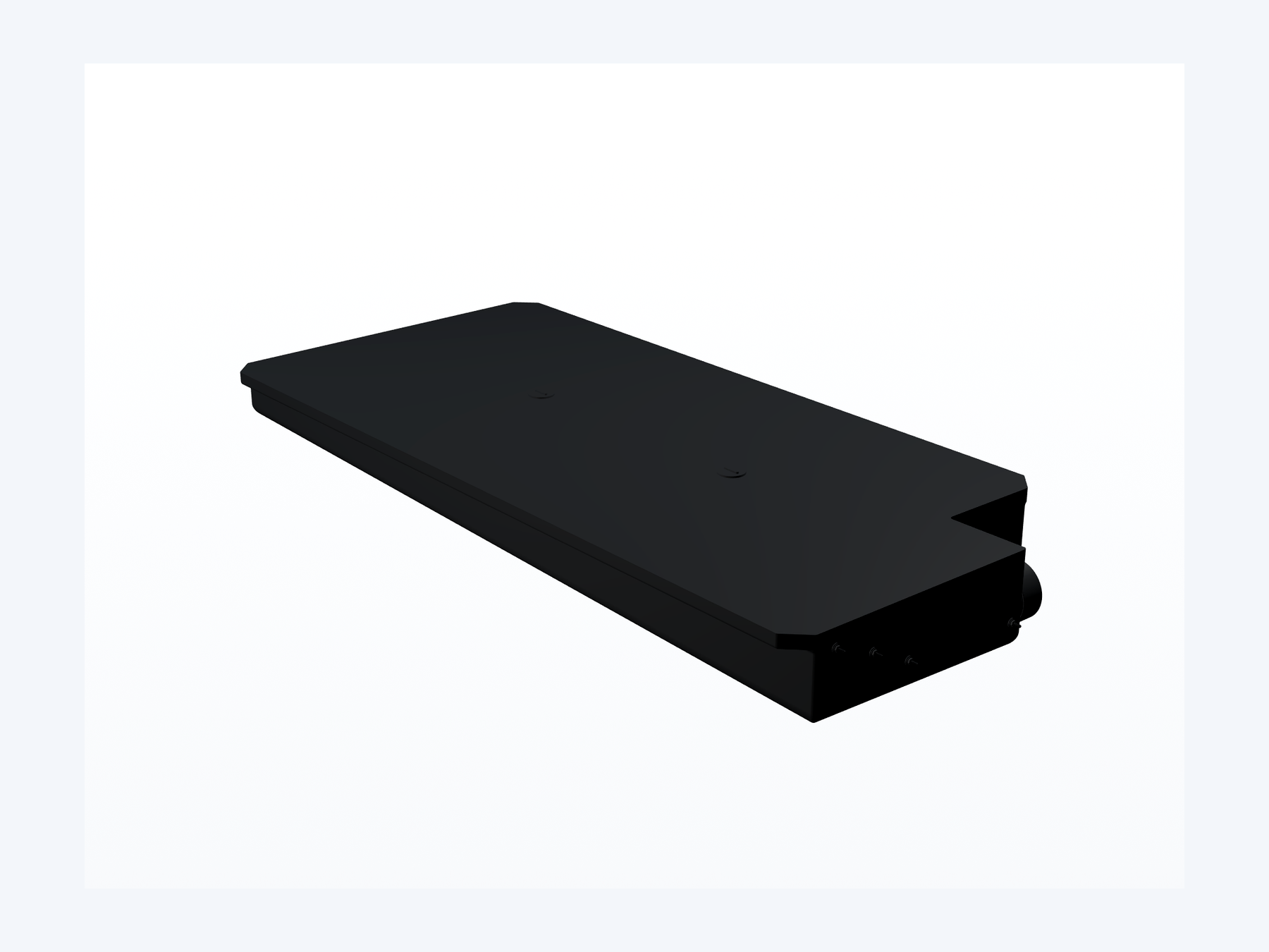 MAKS Holding Tank 60 X 28 X 7 - 30 Gallons - Side Left Hand Drain - Blank Tank reference close