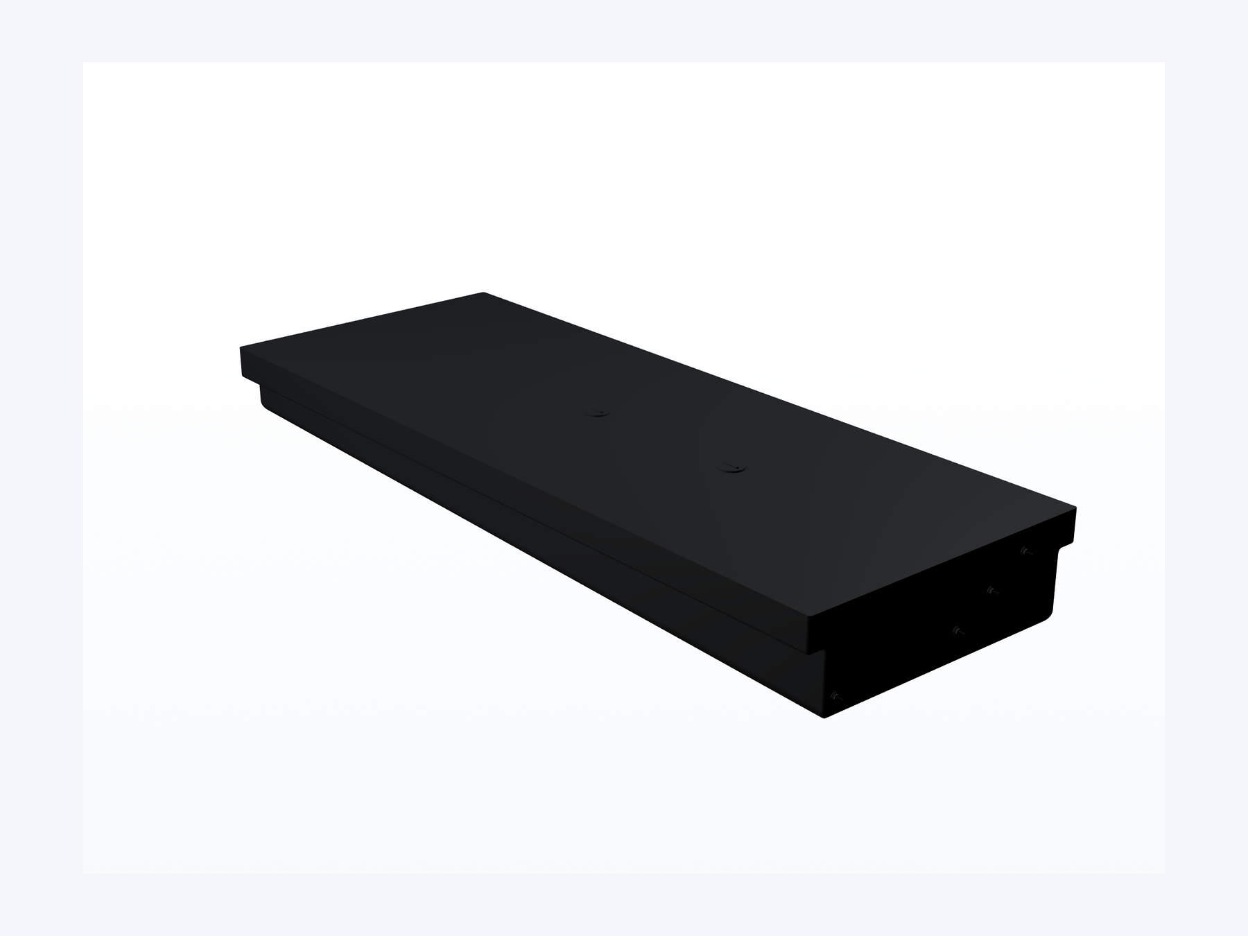 MAKS Holding Tank 63 X 24 X 8 - 38 Gallons - Side Left Hand Drain - Blank Tank reference close