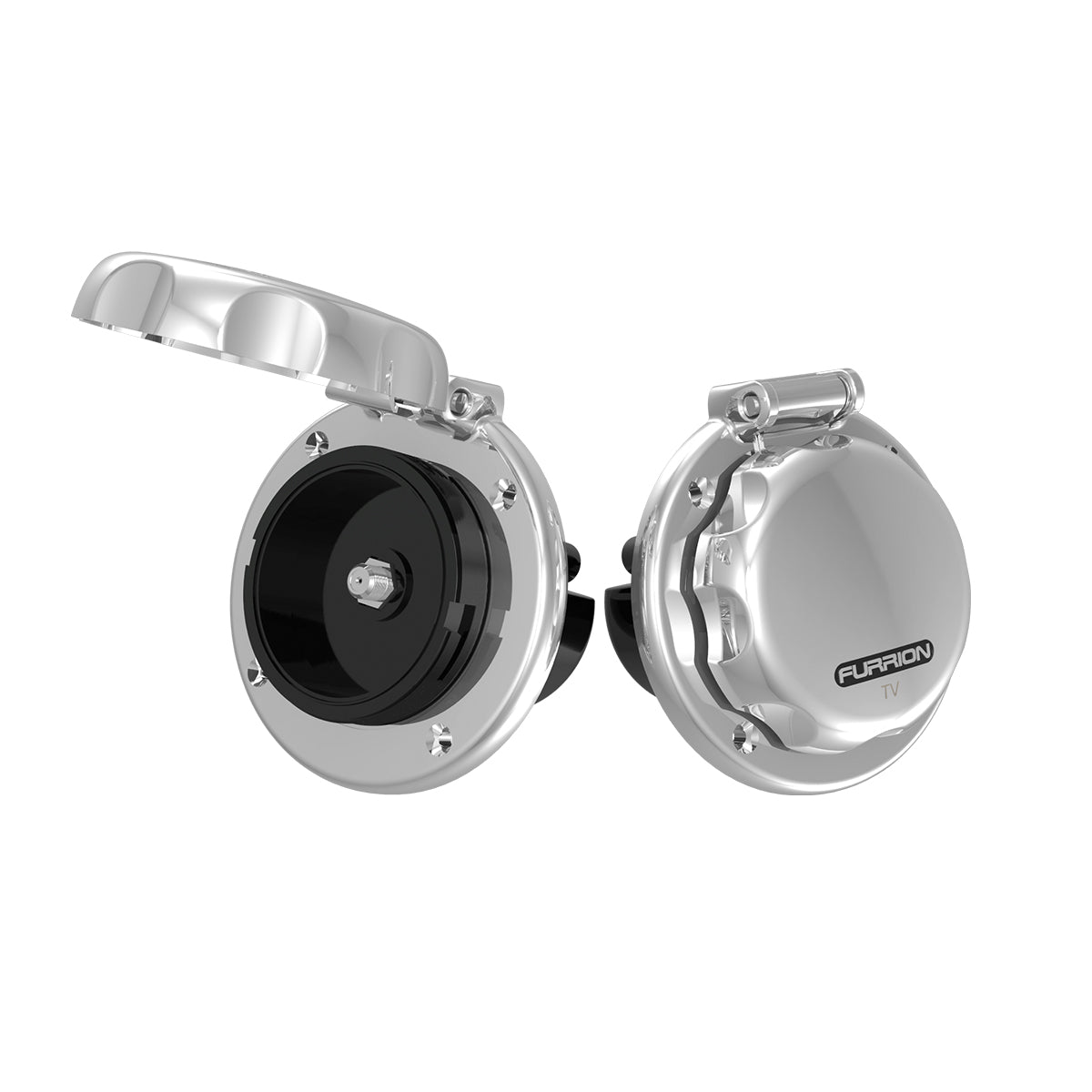 Furrion Tv/Satellite Inlet - Stainless Steel #Ftvins-Ss - Image 1