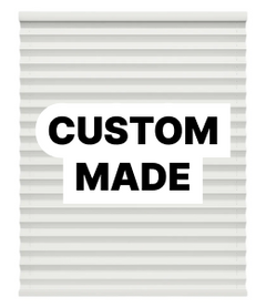 Custom Light Filtering Pleated Shades with Side Tension Cords