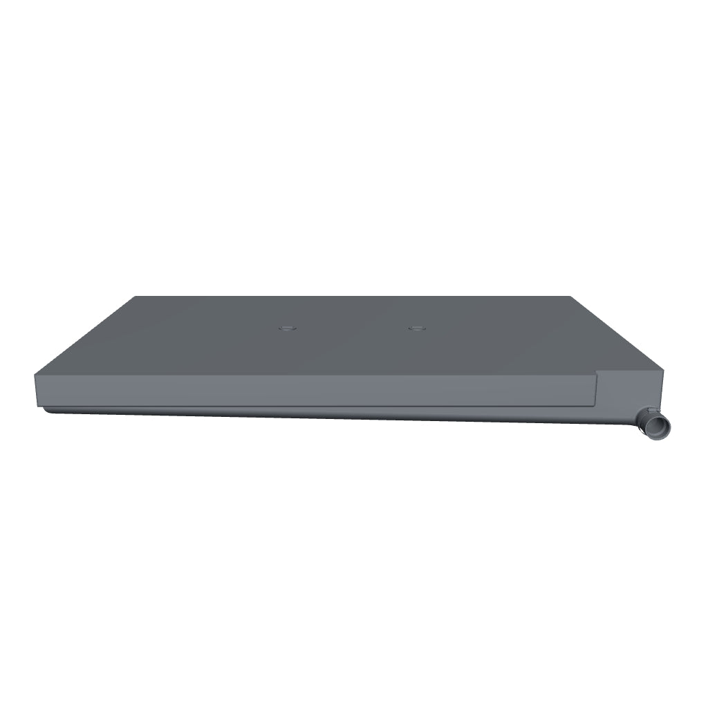 MAKS 120009001 MAKS Holding Tank 56 X 36 X 5.5 - 35 Gallons - Side Right Hand Drain - Gray Water Tank 360 view