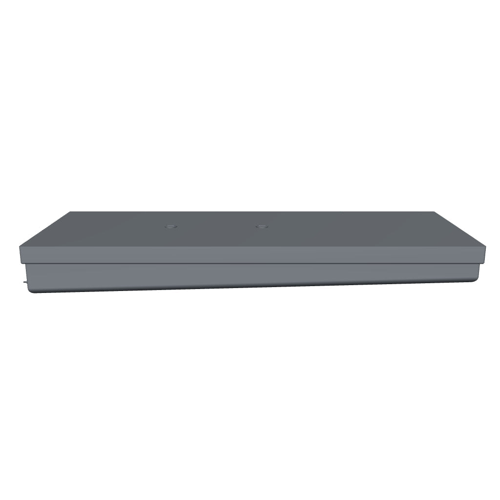 MAKS 120013001 MAKS Holding Tank 63 X 24 X 8 - 38 Gallons - Side Right Hand Drain - Blank Tank 360 view