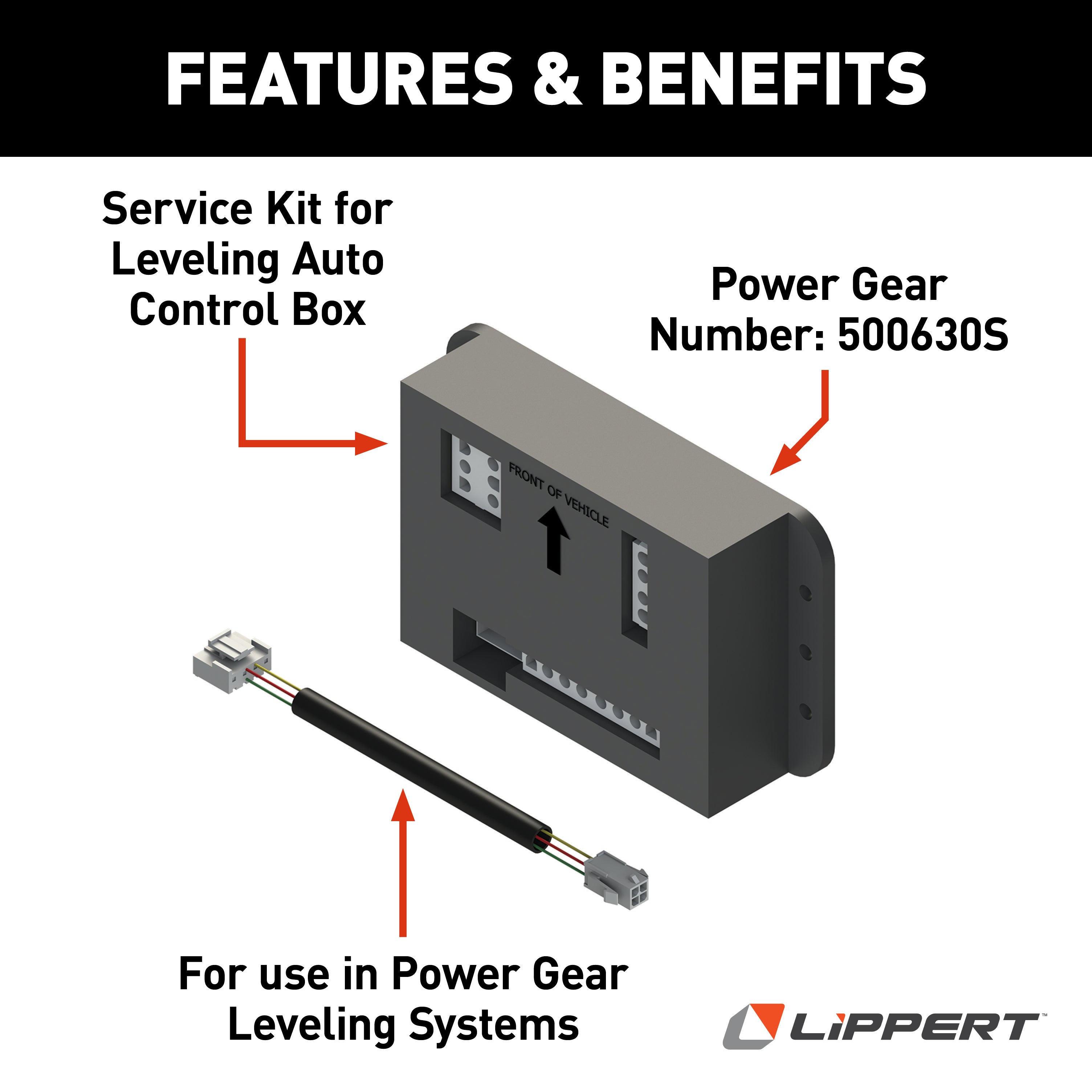 Lippert - Auto Control Box Service Kit - Power Gear Leveling - Image 2