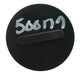 2" Black Spin Patch 1" Hole Size Part # 51AB