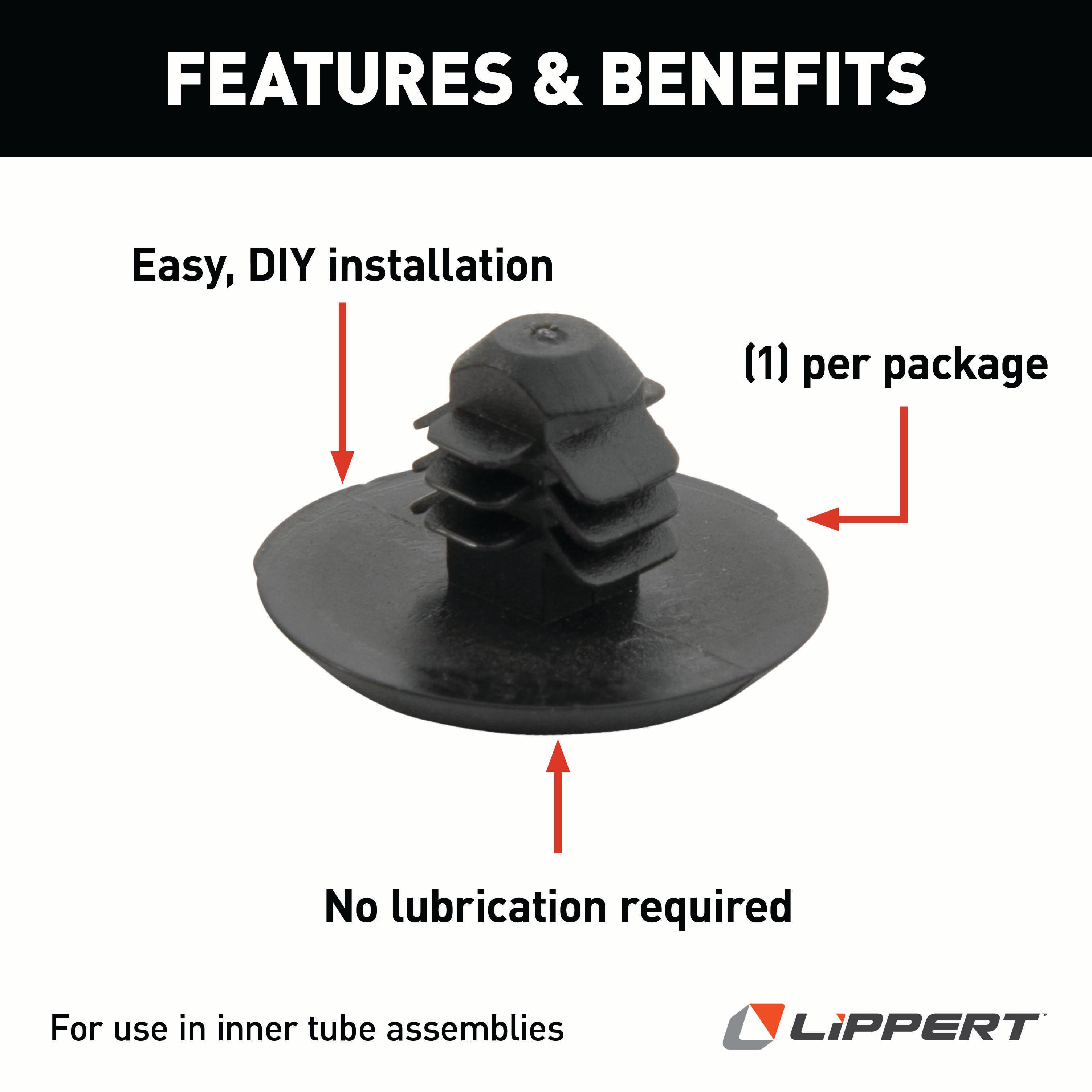 Lippert Rv Slide-Out Plastic Wear Tab #103480 - Image 3