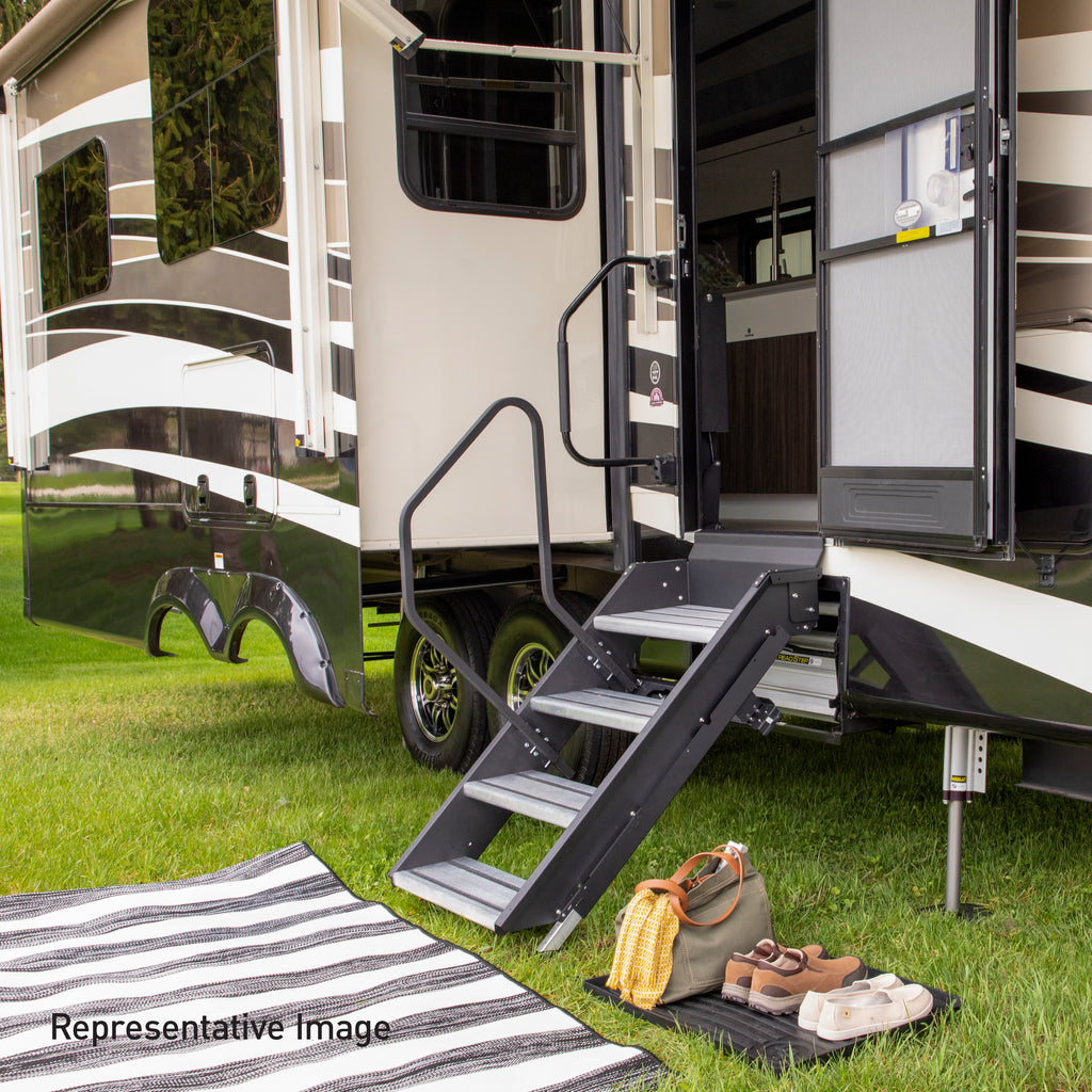 Lippert Solid Step Premium RV Steps - 26" Double