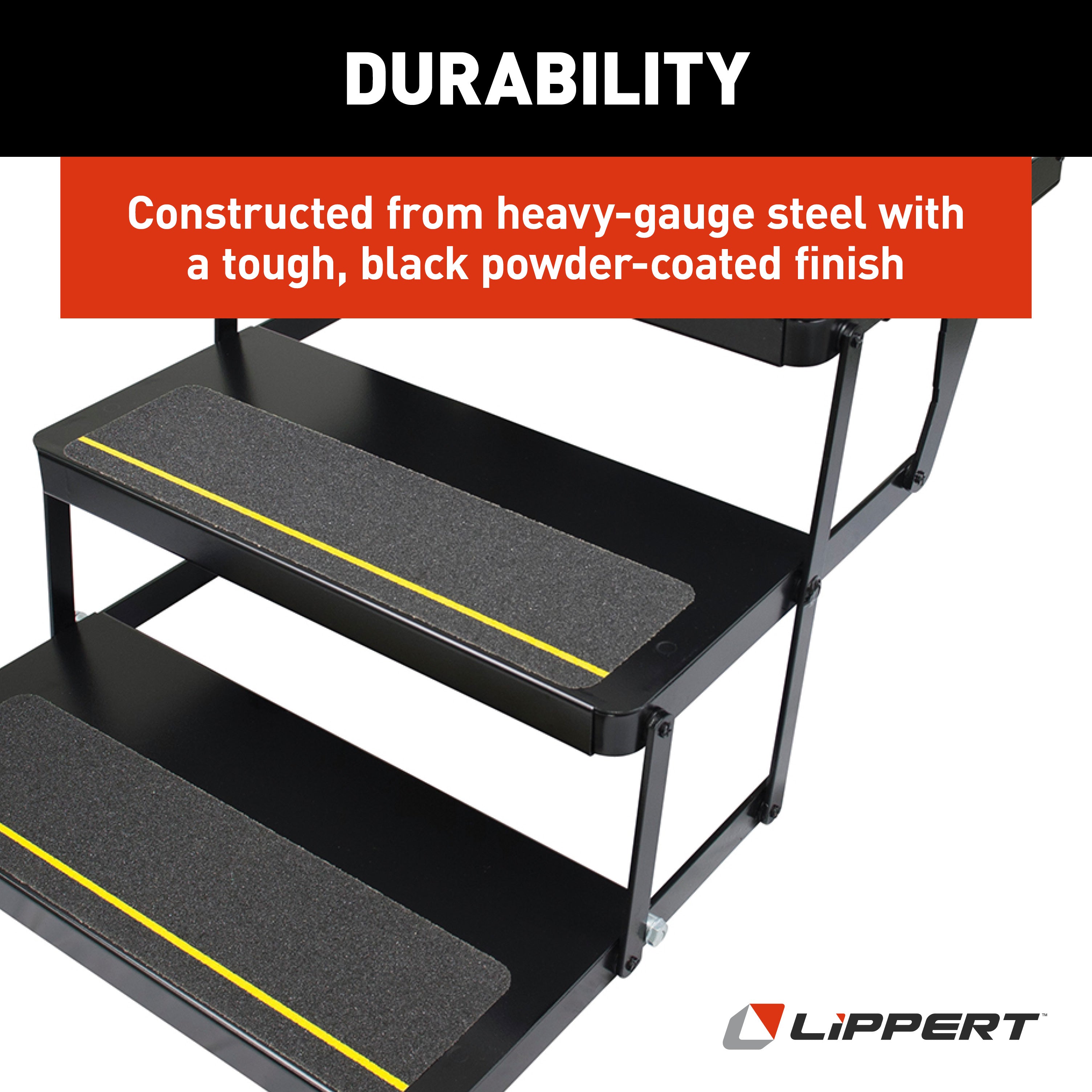 Lippert - 25 Series (7" Rise) Step Assembly With Logic Control Unit And Power Switch Kit - Image 7