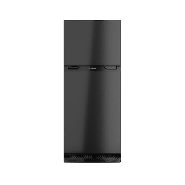 Arctic 12V RV Refrigerator - 8 Cu. Ft, Left Hinge, Black, No Panels -