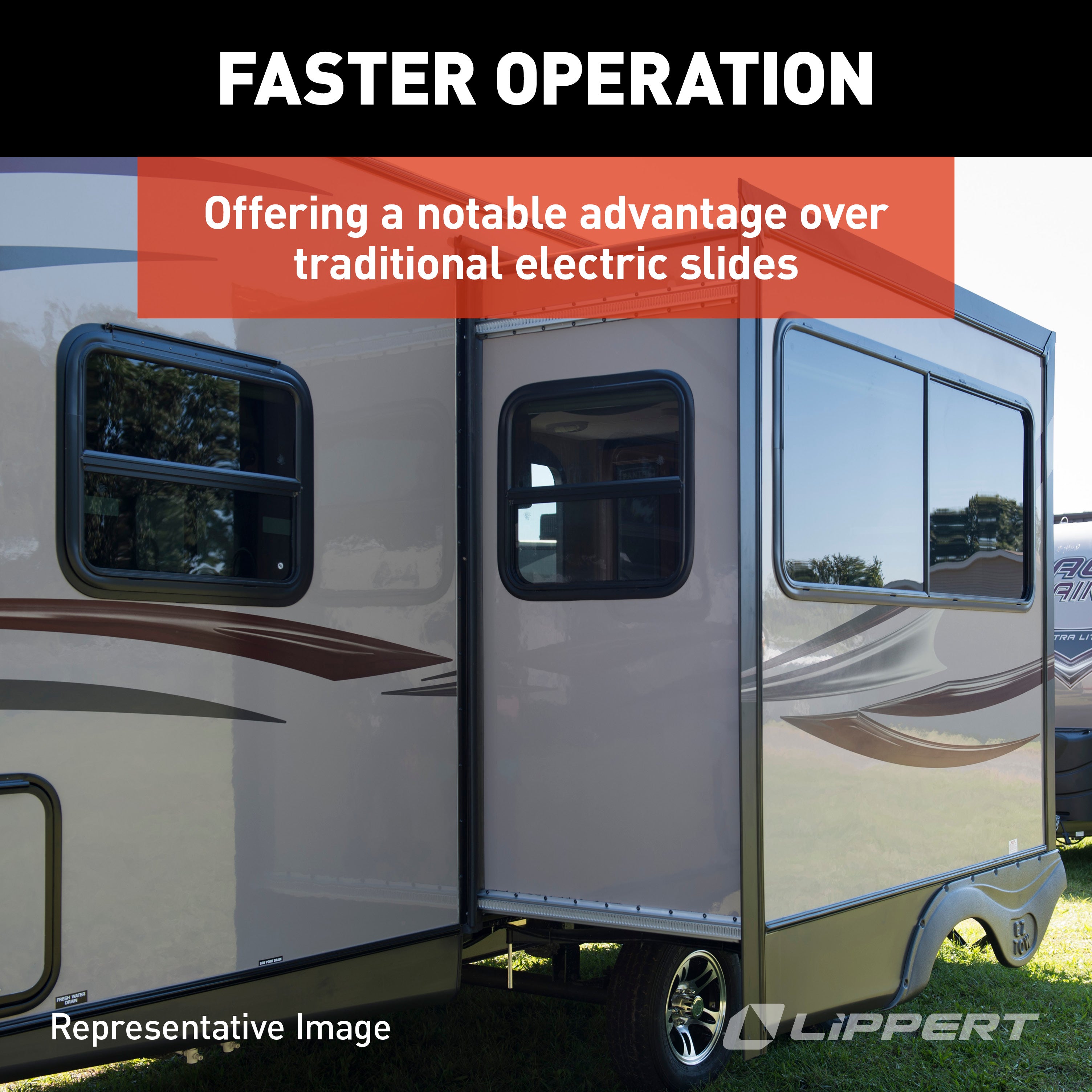 Lippert 39" Hydraulic Cylinder With 24" Stroke; 1-1/2" Bore (Black) - Image 8