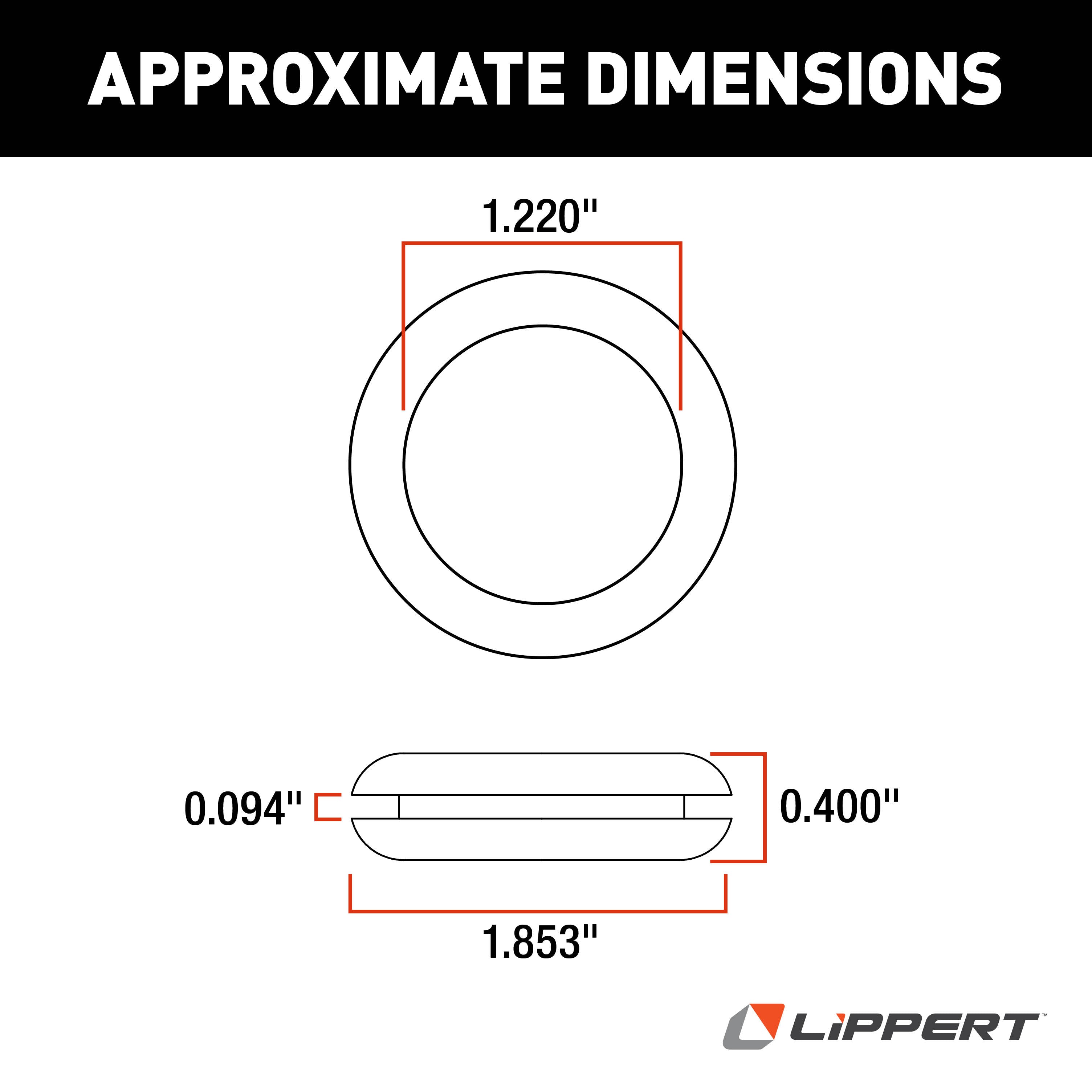 Solera Diaphragm Grommet, 1.625 Id X 1.929 Od, Black, For Manual Crank Hole #299993 - Image 3