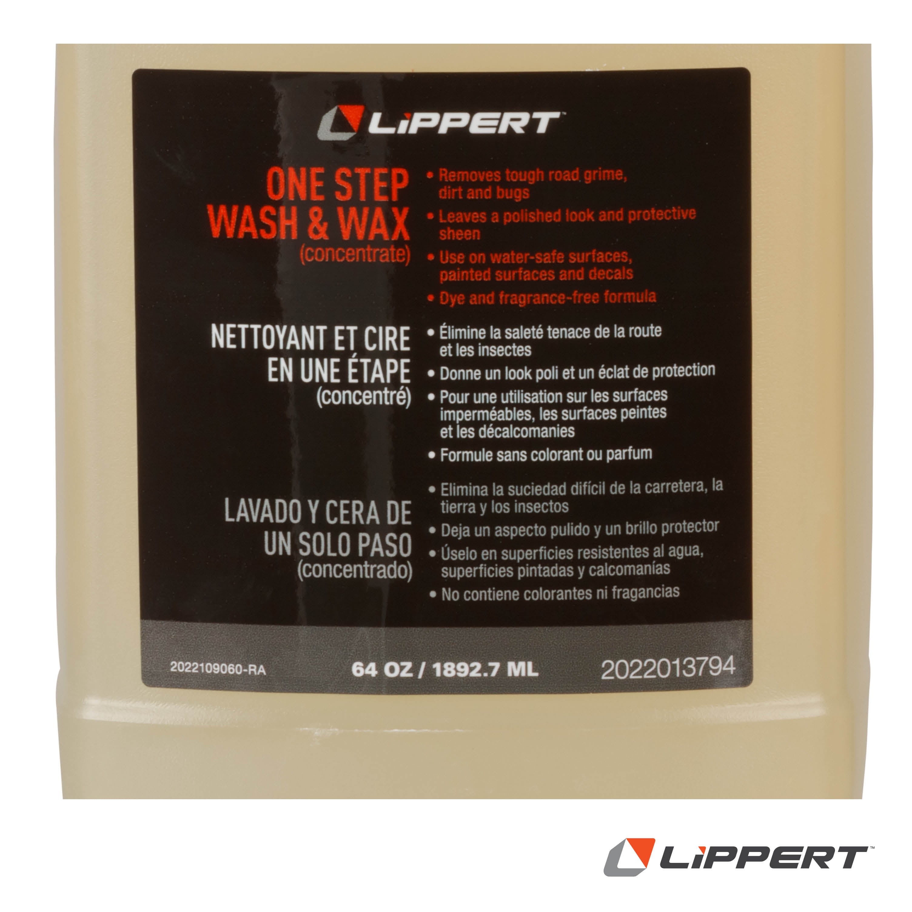 Lippert One Step Rv Wash & Wax (Concentrate) - 64 Oz. - Image 2