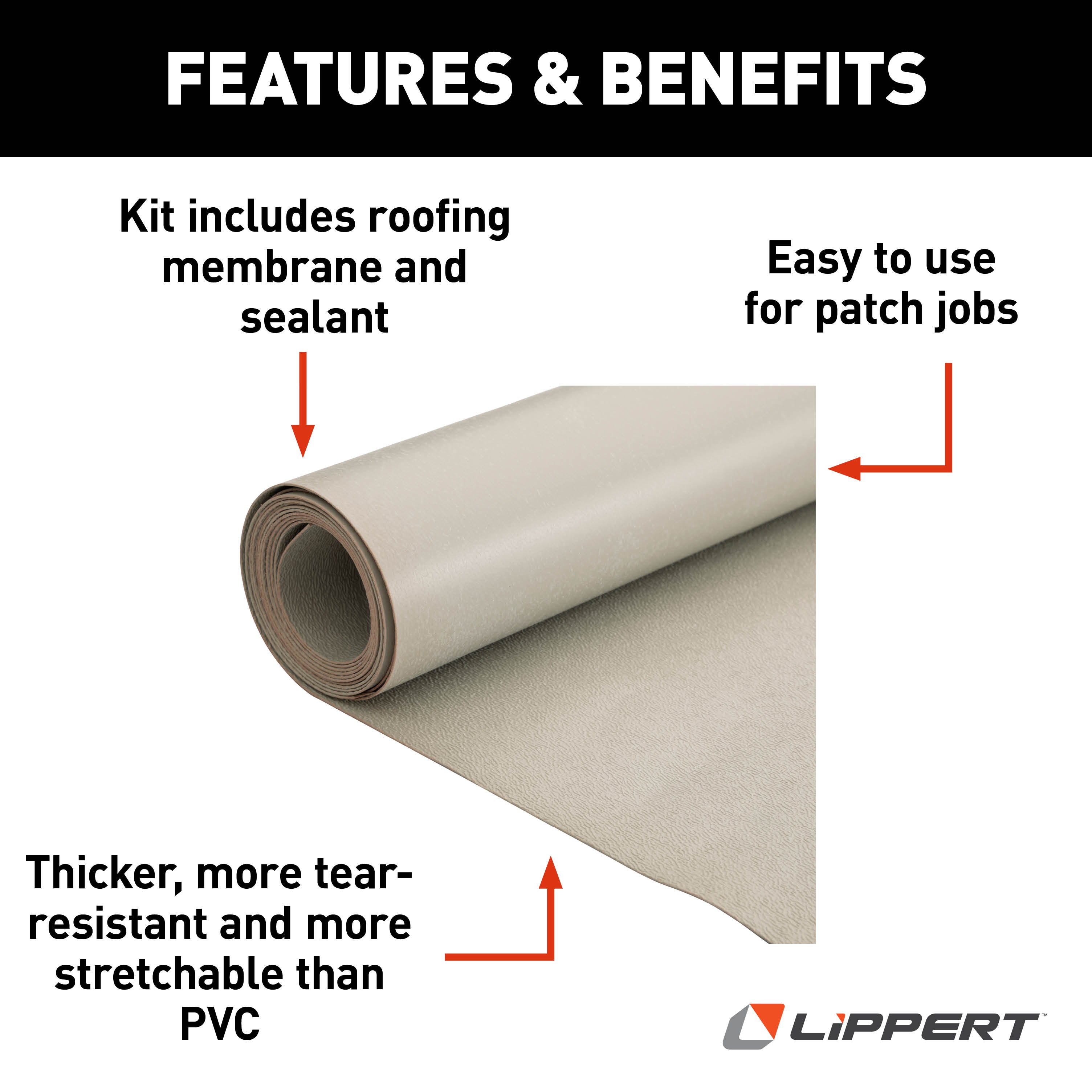 Alpha Systems - Superflex Patch Kit, Beige (6.0 Sqft) - Image 4