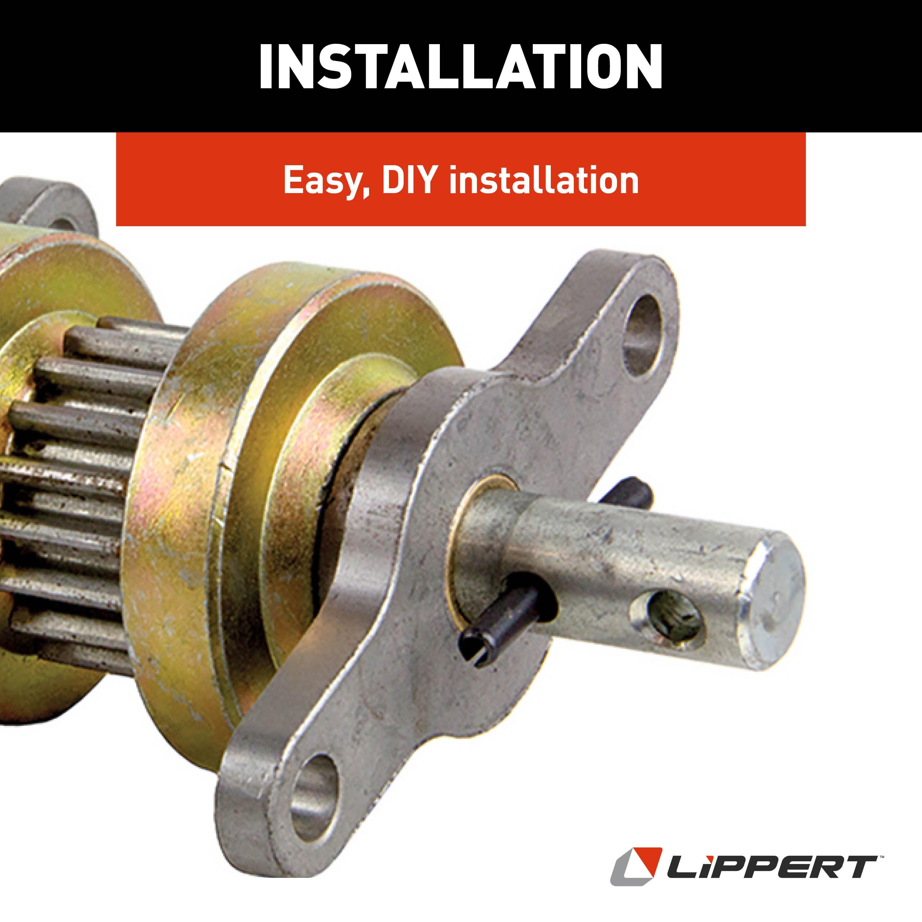 Lippert Replacement 2.5 X 2.5 Heavy-Duty Rv Through-Frame Slide-Out Gear Pack Assembly #123356 - Image 6