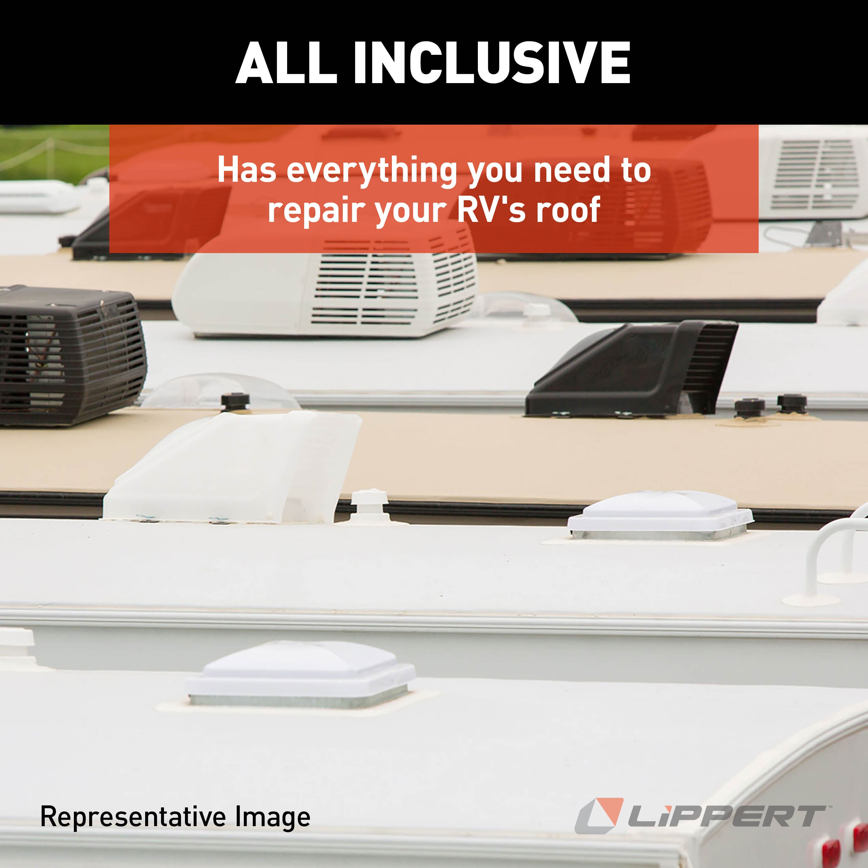 Alpha Systems - Superflex Rv Roof Kit, Beige (26' And Above) - Image 5
