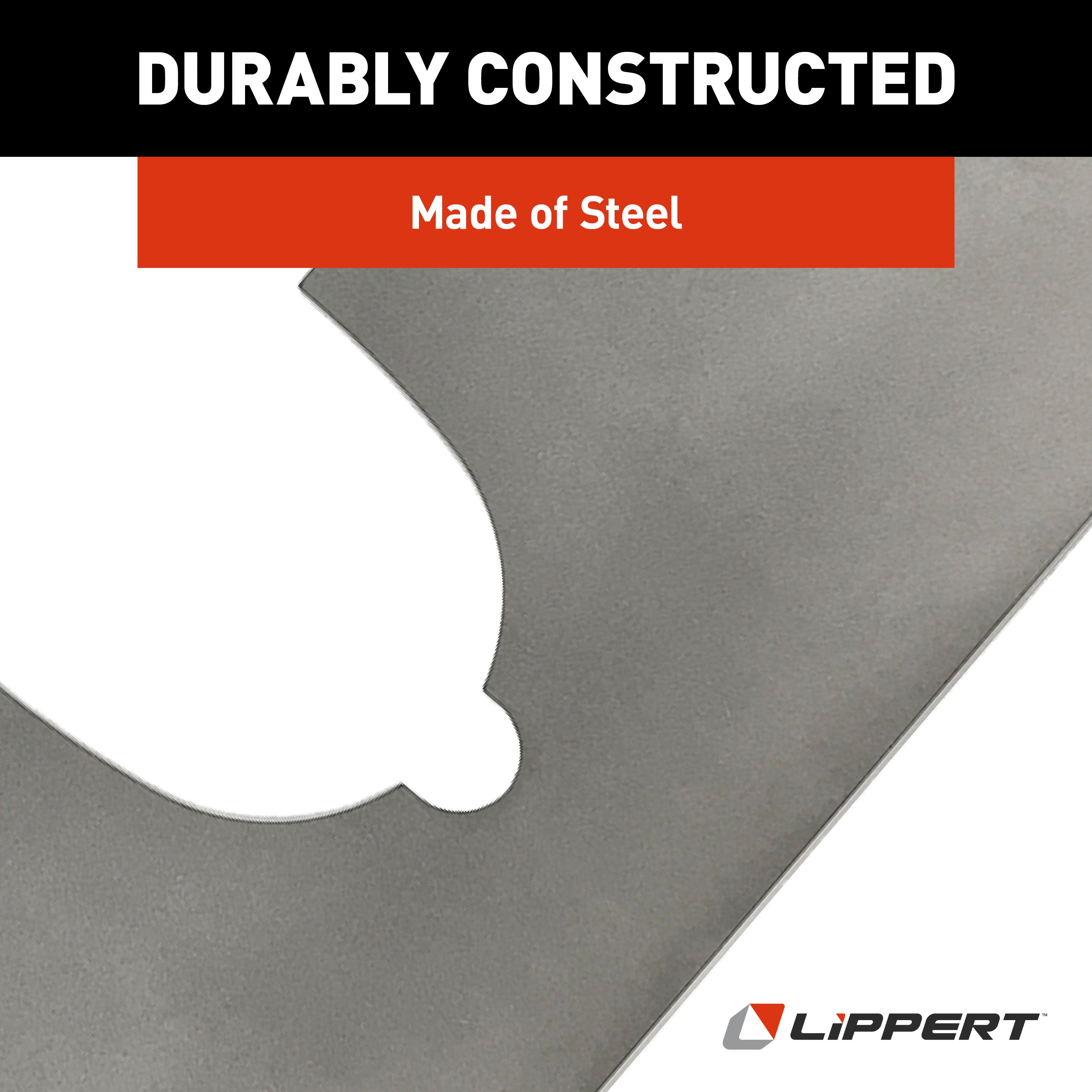 Lippert Standard Steel Plate For Rv Leveling Systems - 13.5" X 7.625" #283541 - Image 4