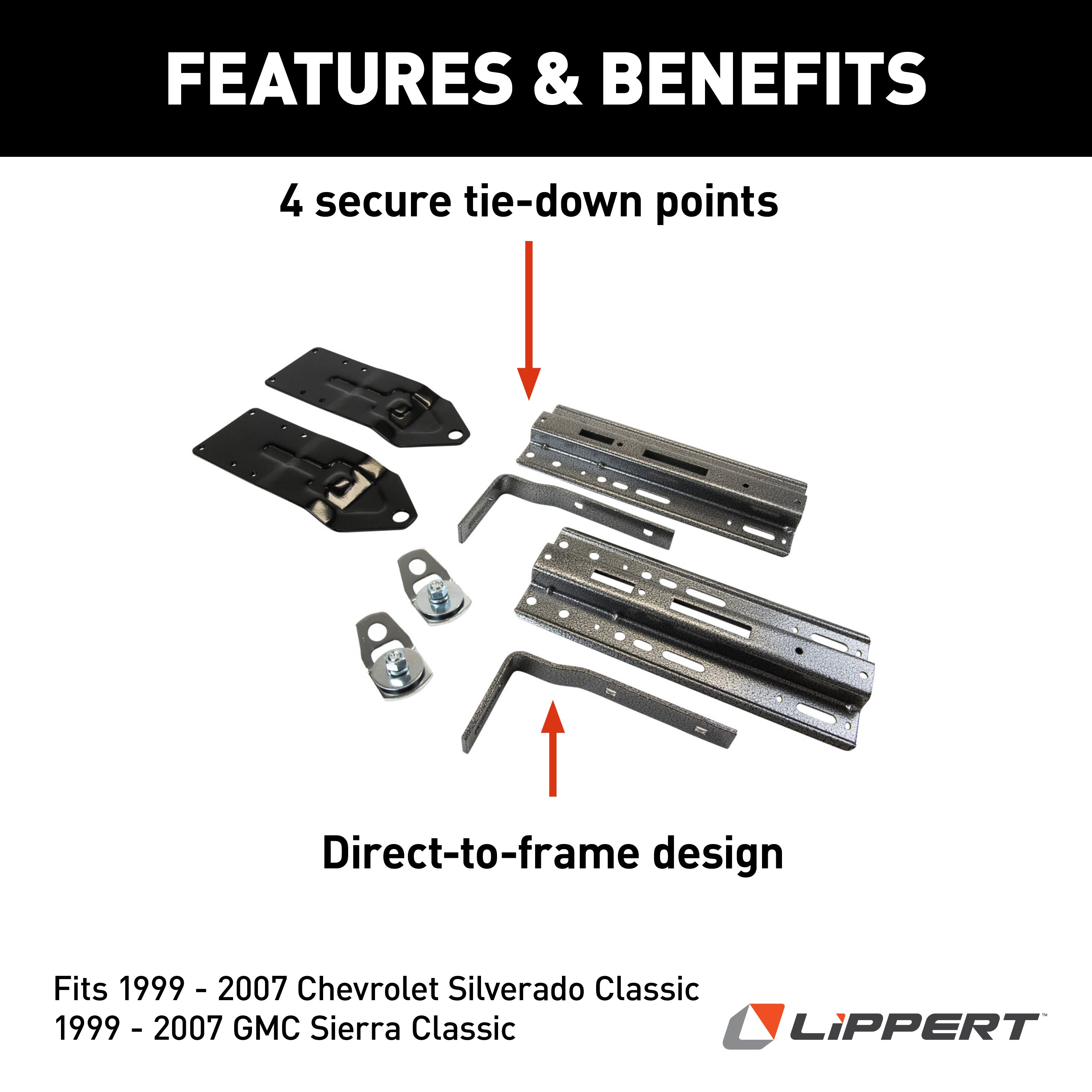 Happijac Chevy/Gmc Tiedown Set #Ft-Cg9 - Image 2