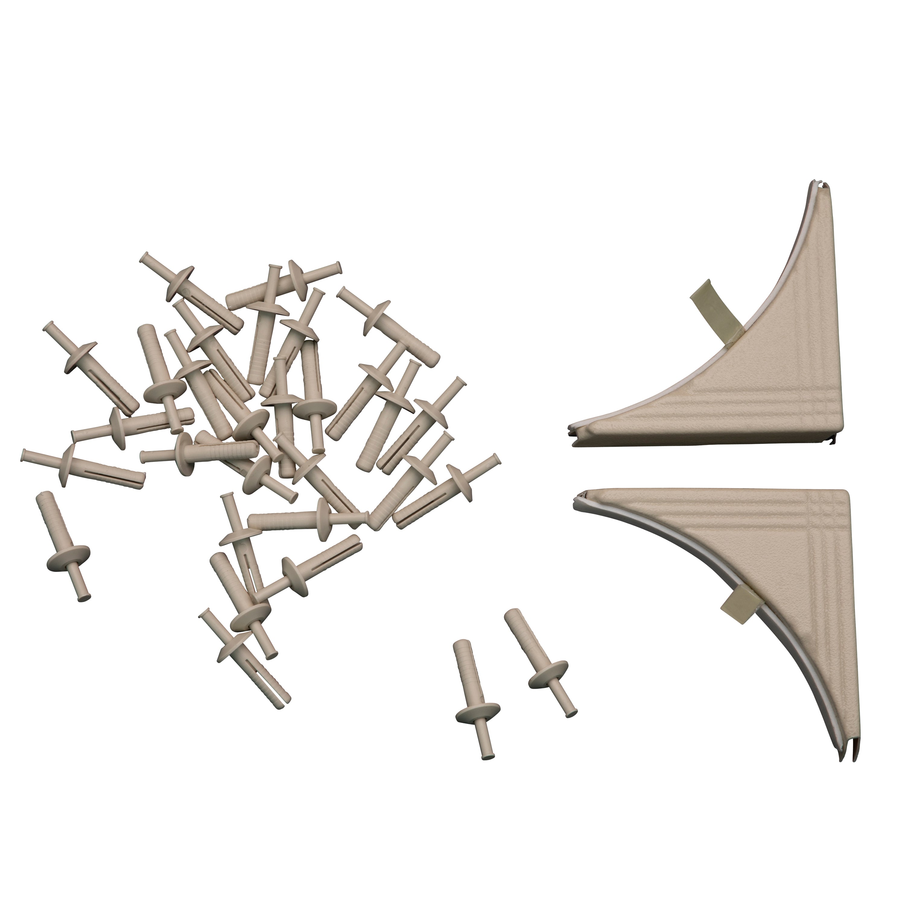 Lippert Bathtub Wall Surround - 40” X 54” X 58", Almond #Auw54Gt-Spk - Image 5