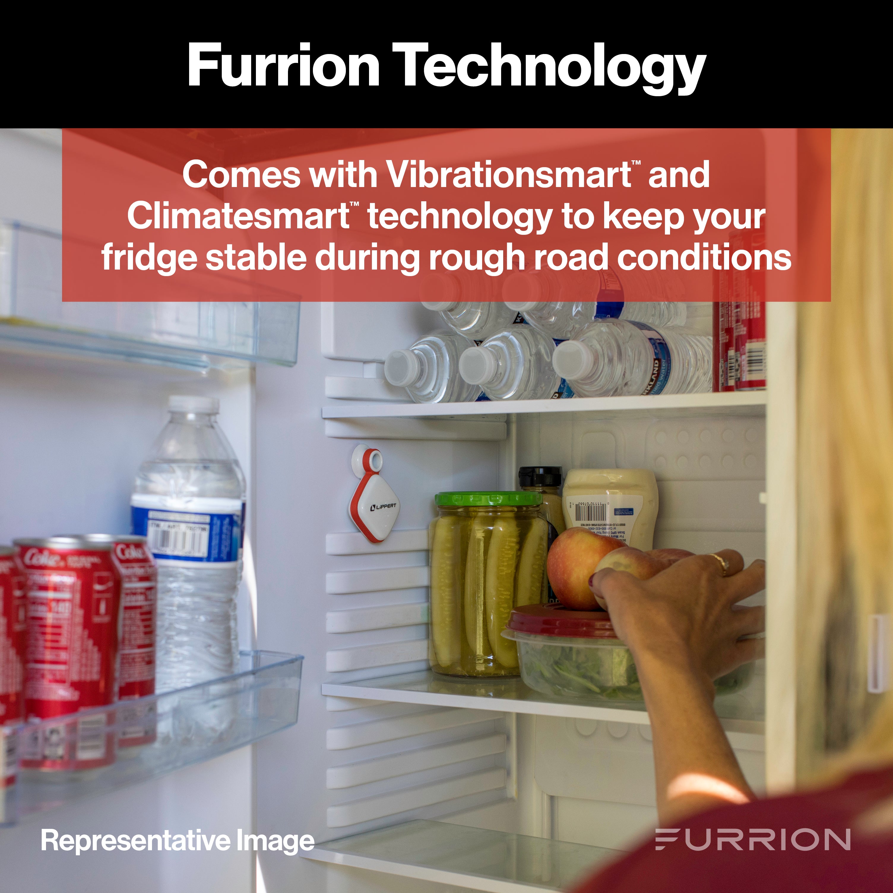 Furrion Arctic Rv Refrigerator - 14 Cu Ft, 4-Door, Black #Fcr14Acbqa-Bl-01 - Image 7