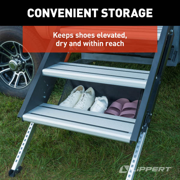Lippert - Solid Step Shoe Storage