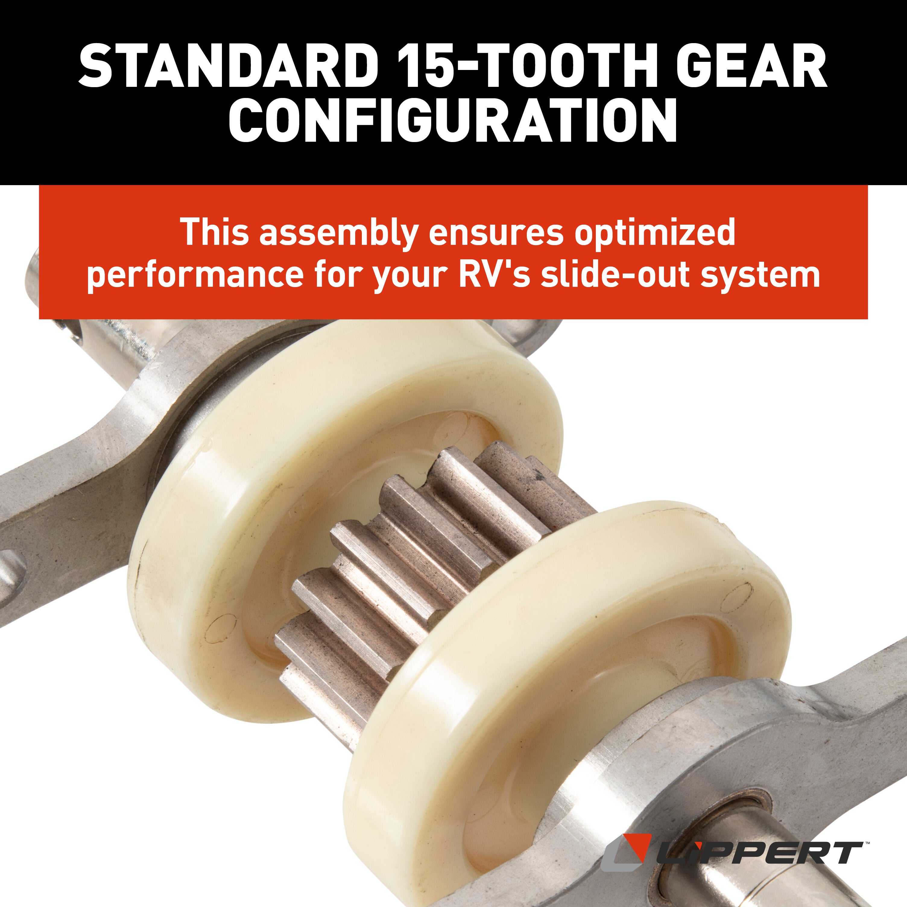 Lippert Rv Slide-Out 2.5 X 2.5 Standard Gear Pack #324869 - Image 5
