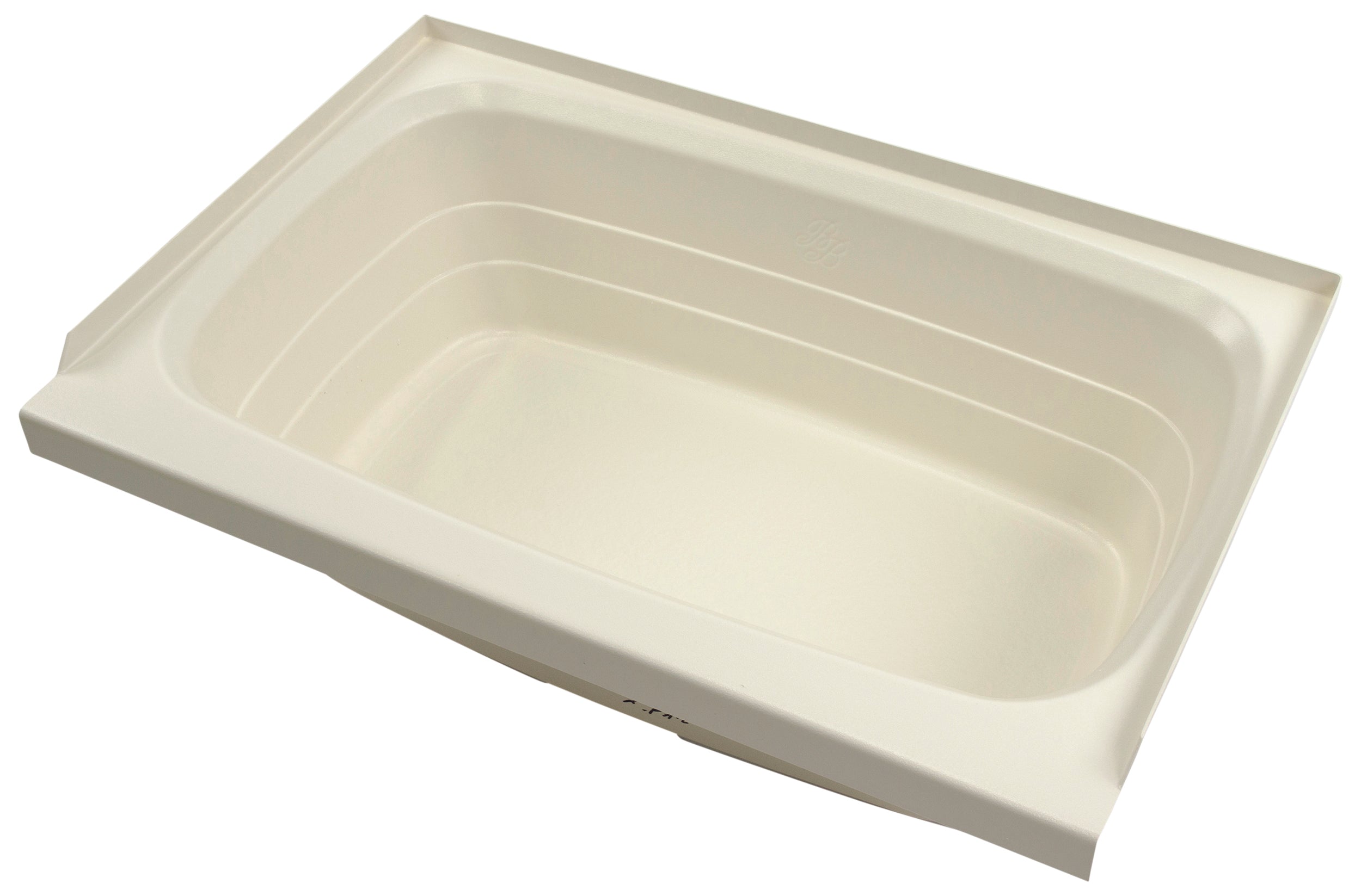 Lippert Bathtub With Center Drain - 24" X 36", Parchment #P2436Cdspk - Image 3