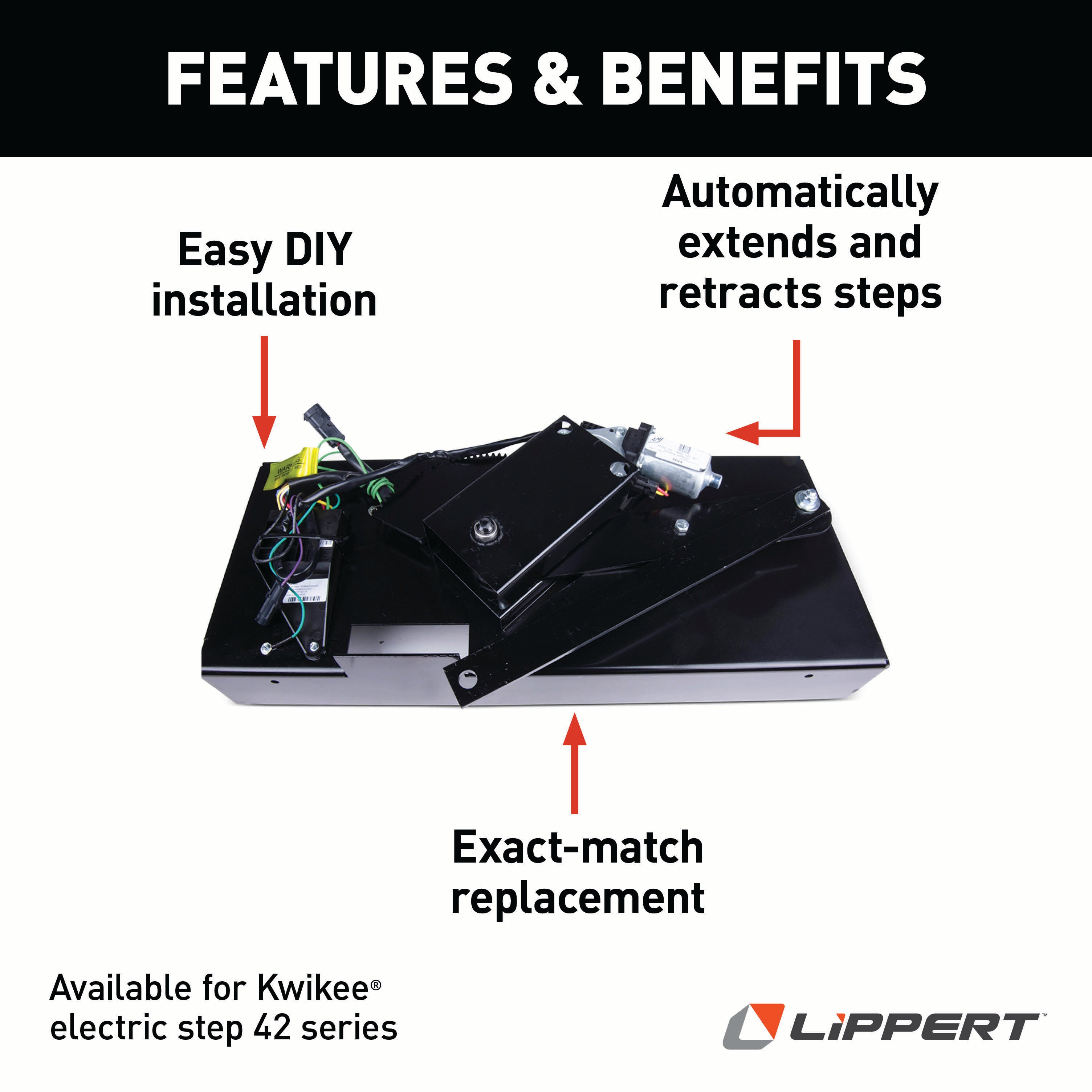 Lippert - 42 Series Kwikee Table Motor System - Image 2