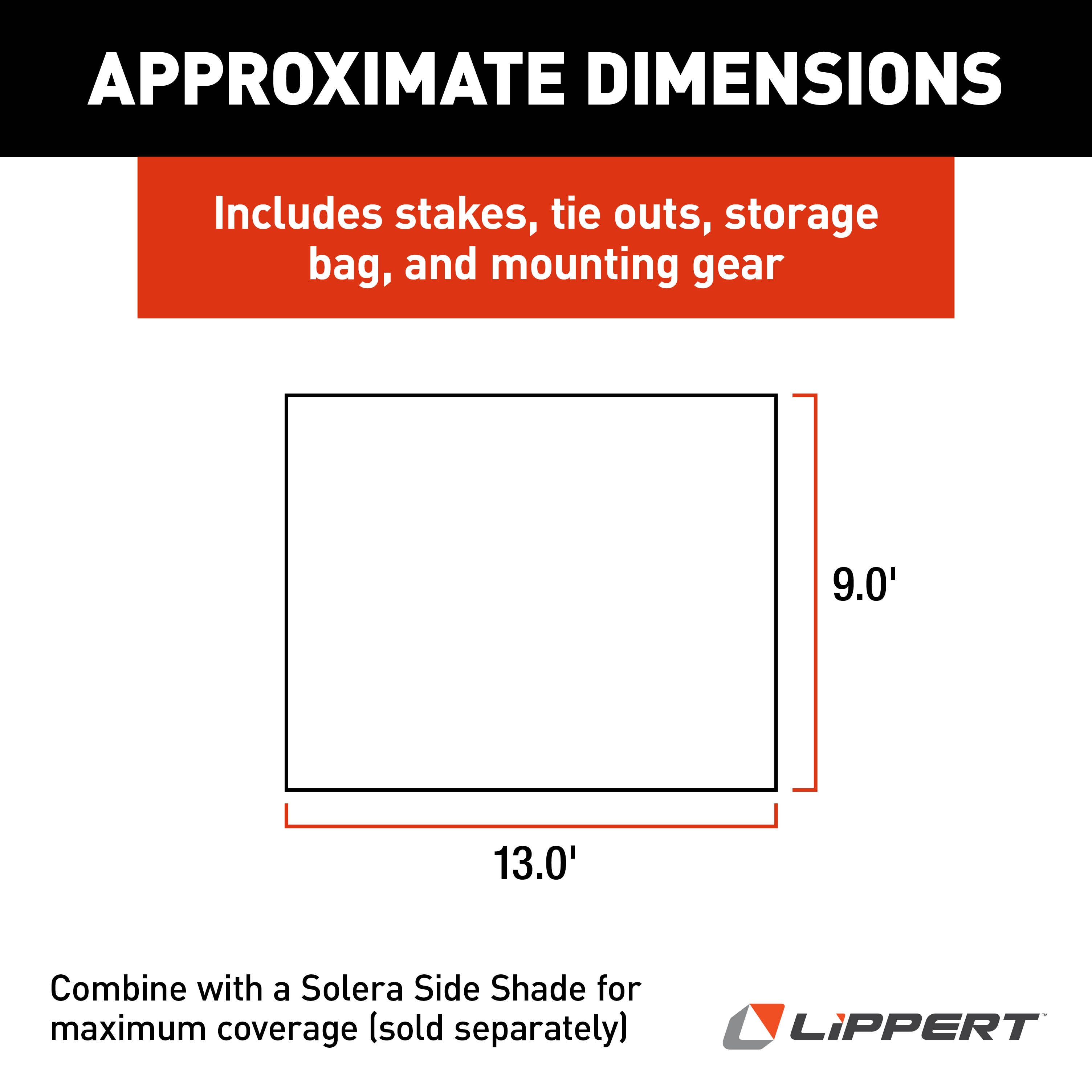 Solera Super Shade Rv Awning Front Panel - 9' X 13' #3797820913 - Image 3