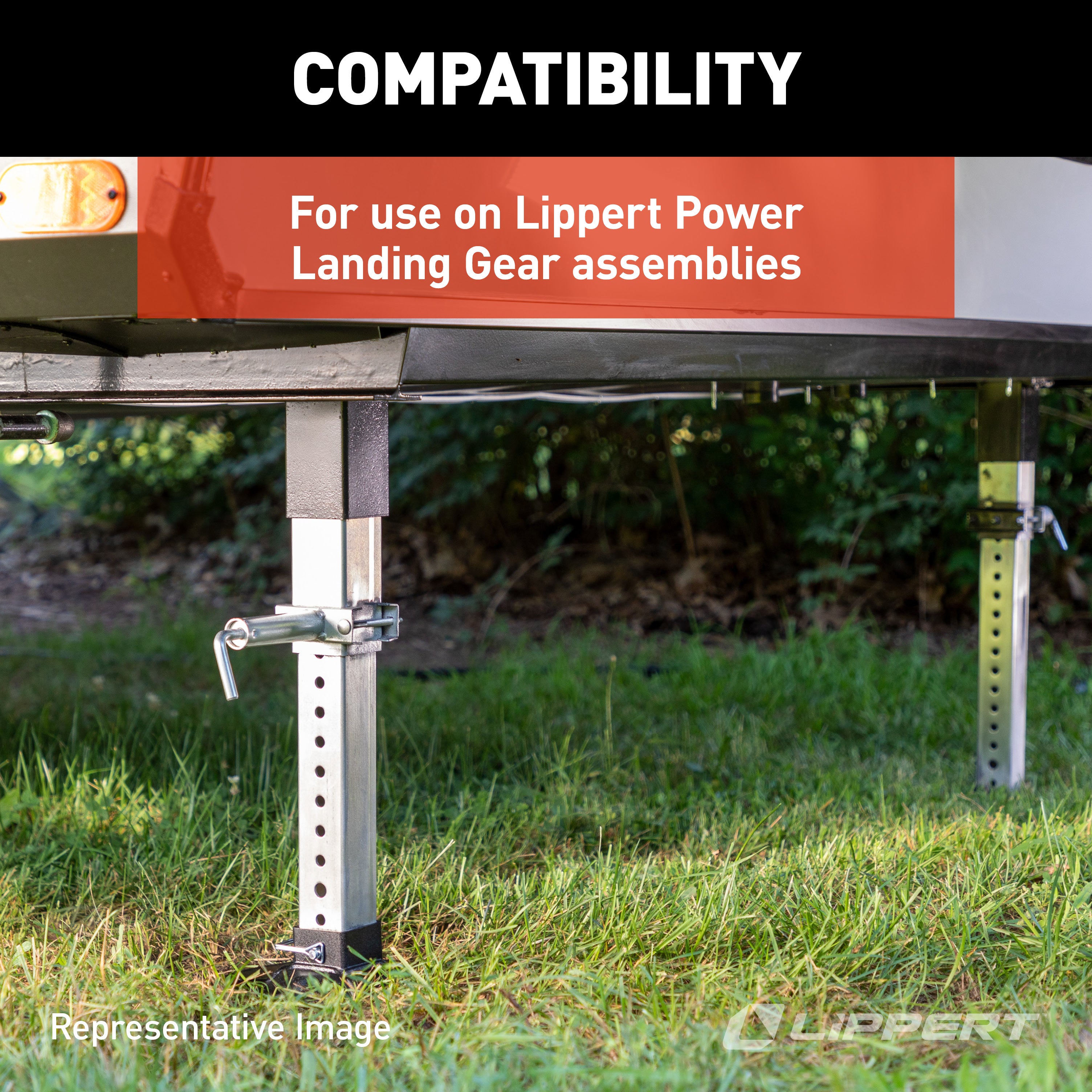 Lippert Power Gear Standard Landing Gear Motor & Ip-Rated Switch Kit #217884 - Image 3