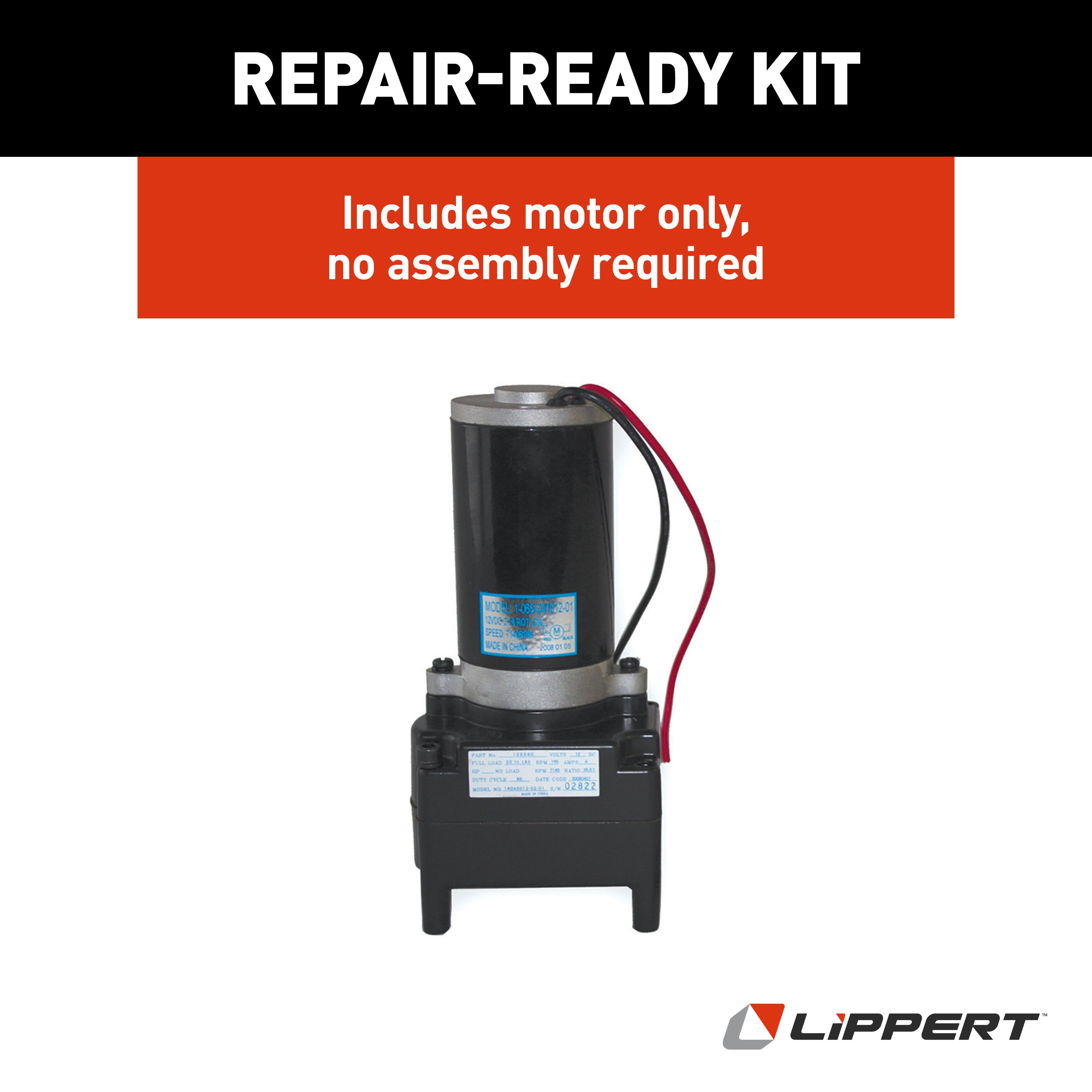 Lippert Replacement Tuson High-Speed Electric Rv Landing Gear Motor #141893 - Image 7