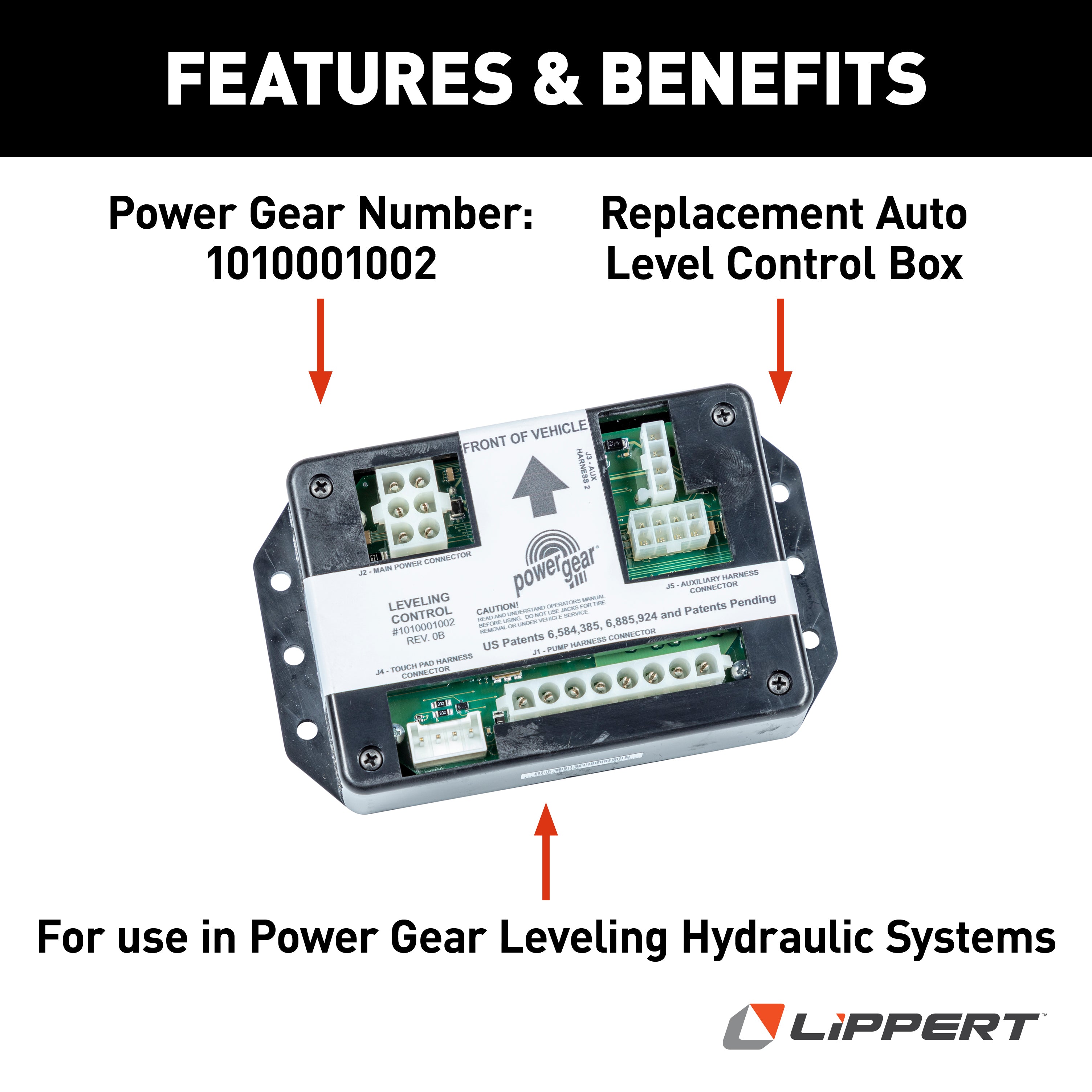Lippert - Controller For 3-Valve Hydraulic Leveling - Power Gear Leveling - Image 4