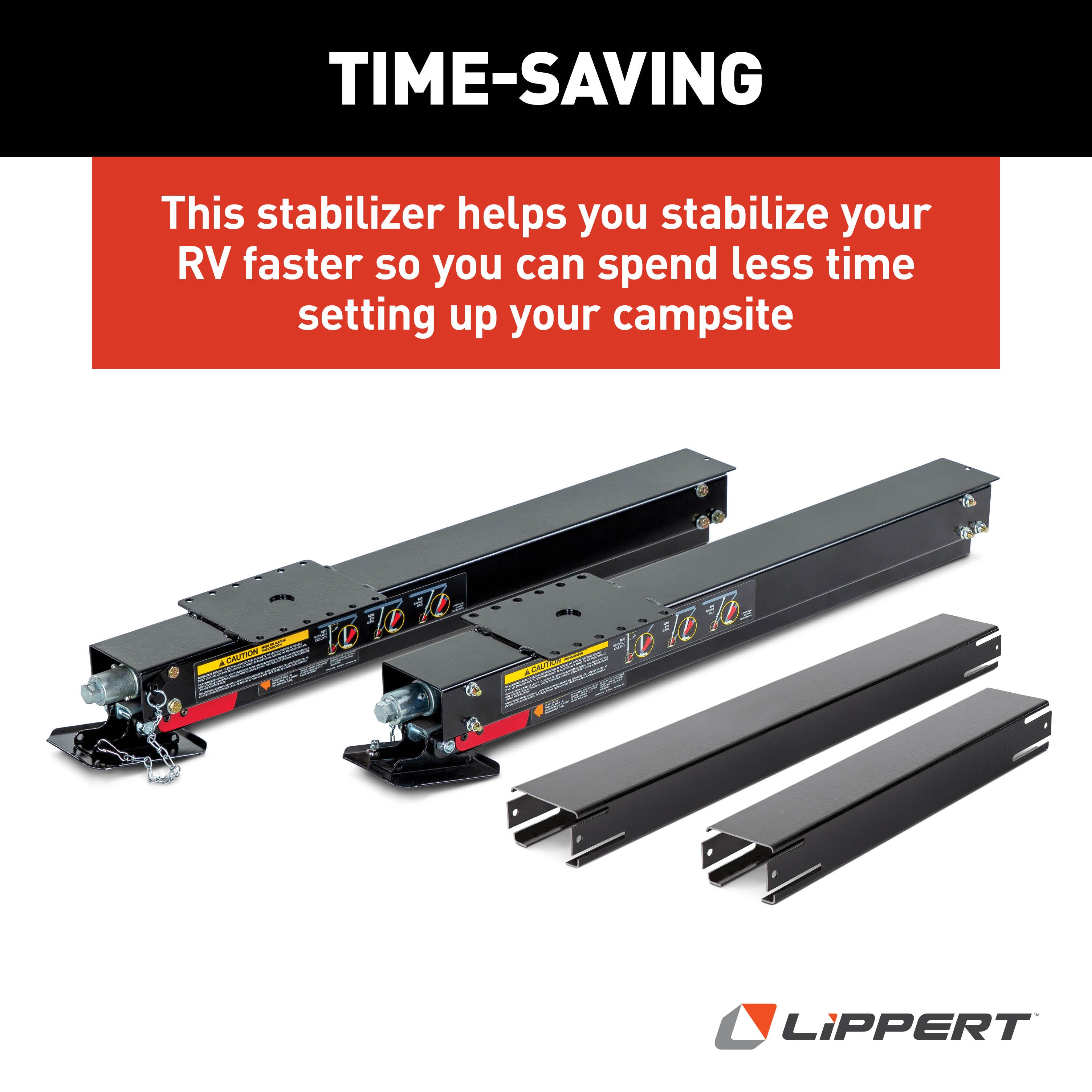 Quick Drop RV Stabilizer - Double Leg Kit - Lippert | OEM RV Part