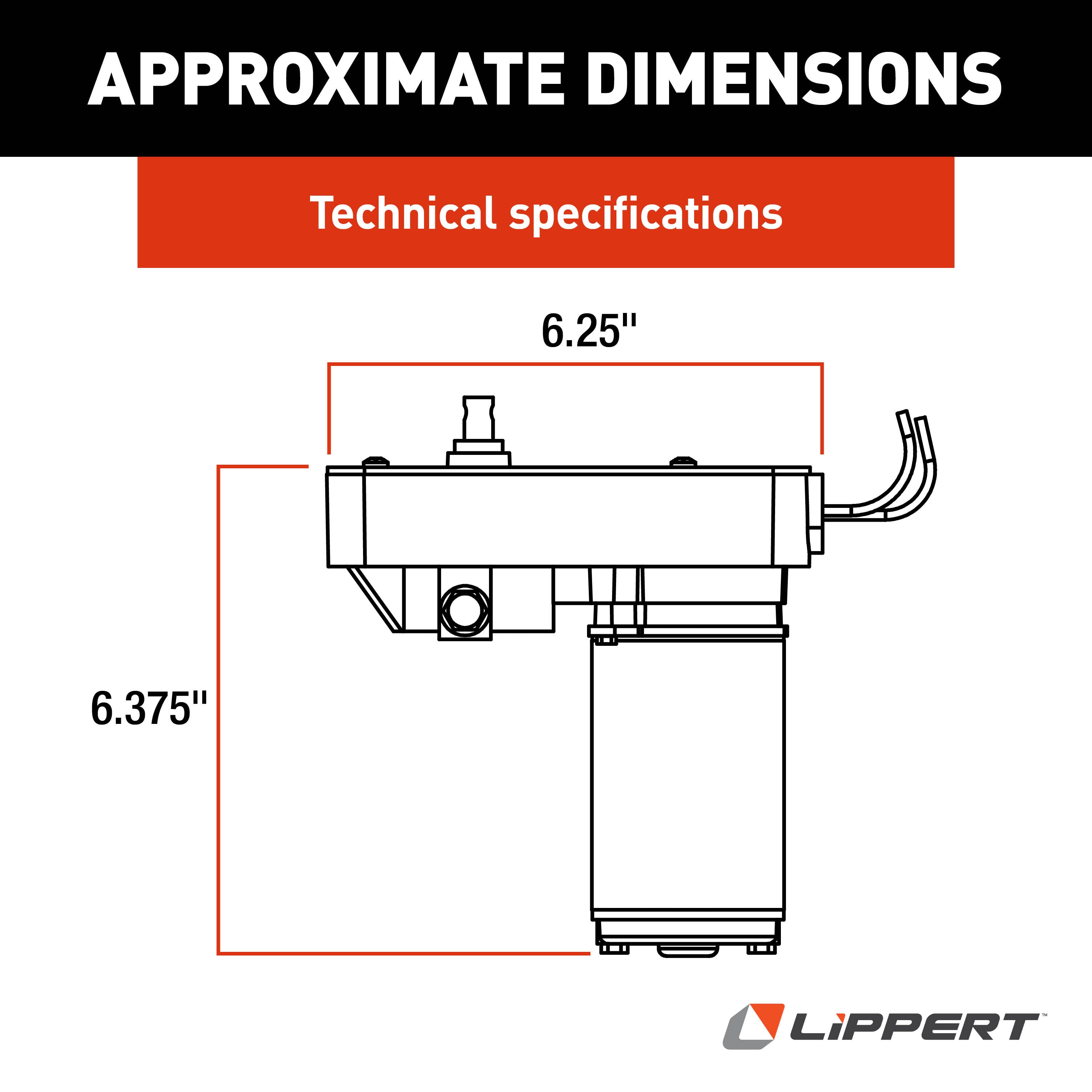 Lippert Rv Slide-Out 28:1 Venture Motor #8532-08J - Image 2
