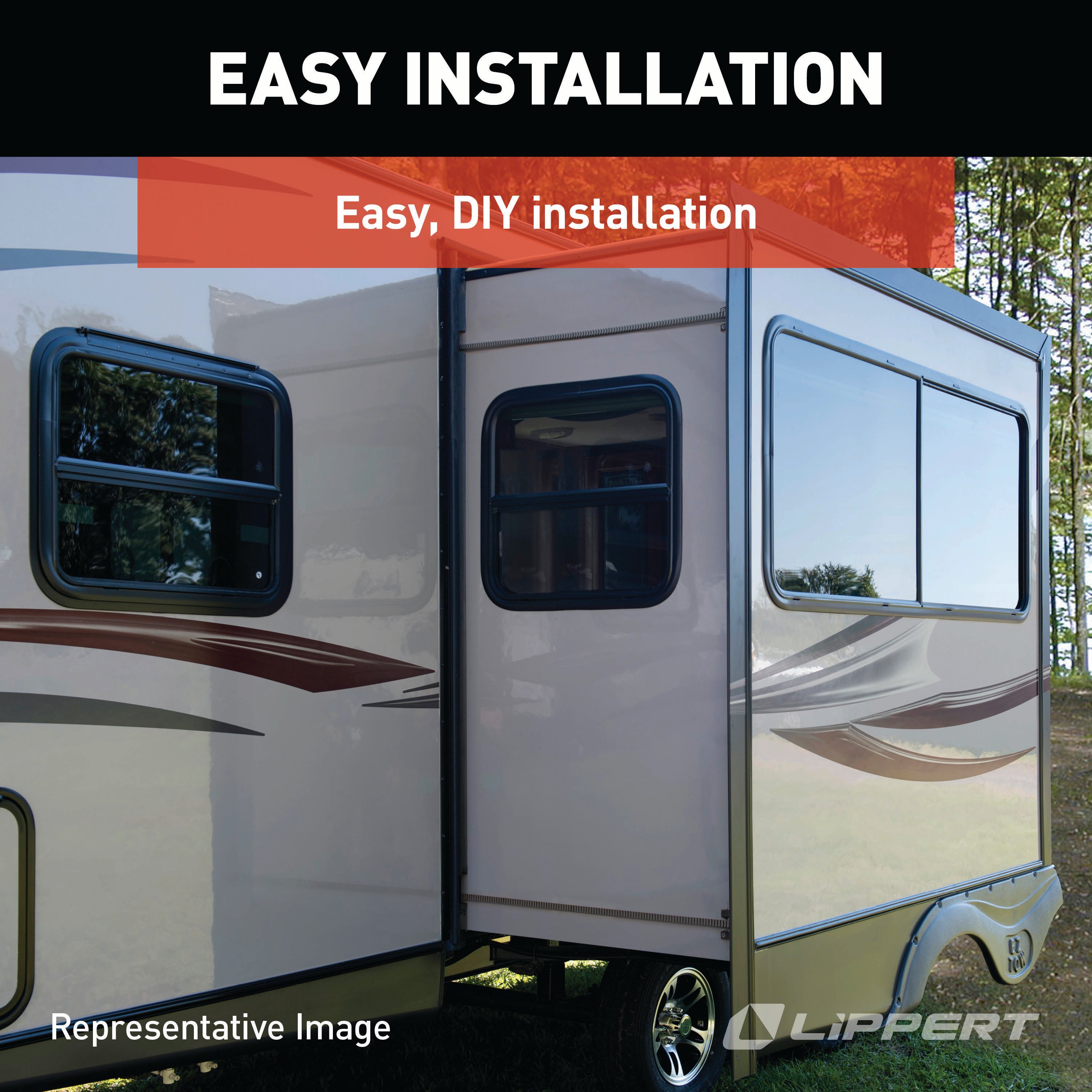 Lippert RV Slide-Out Stop Can Assembly #122840