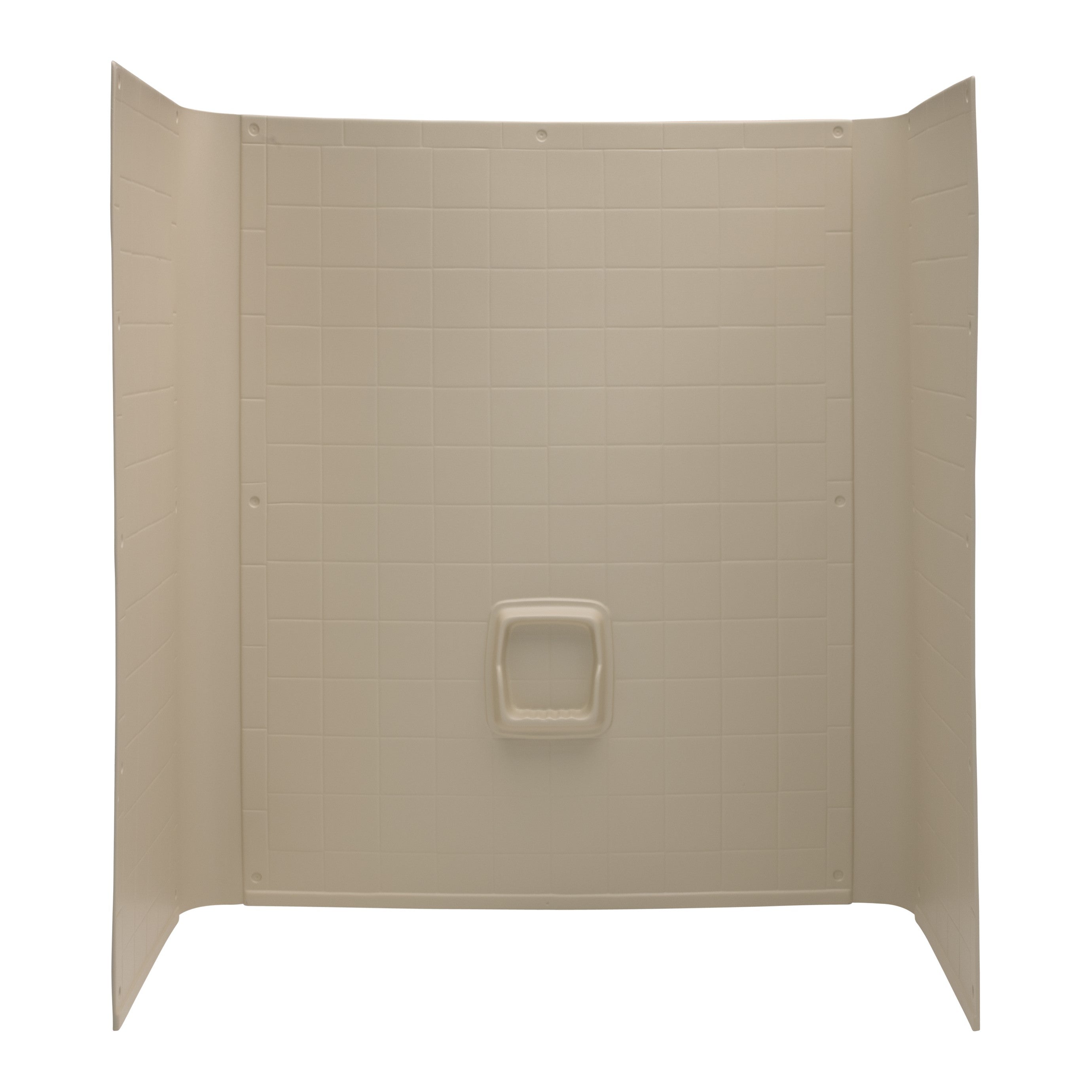 Lippert Bathtub Wall Surround - 40” X 54” X 58", Almond #Auw54Gt-Spk - Image 1