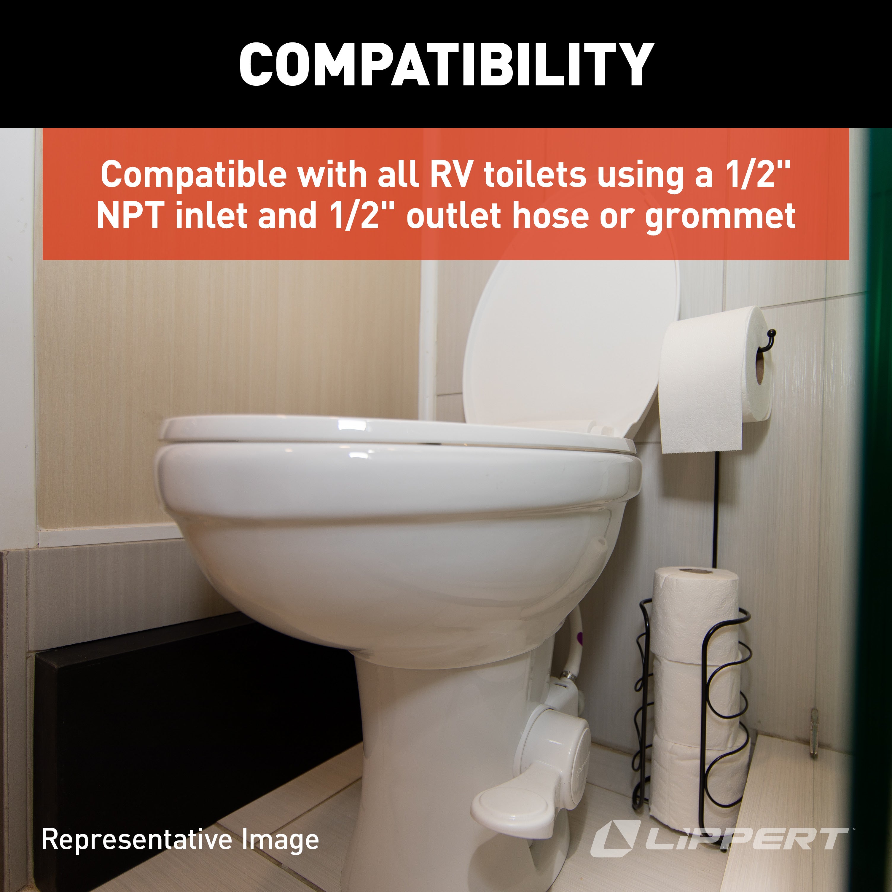 Lippert - Flow Max Replacement Rv Toilet Valve Kit - Image 4