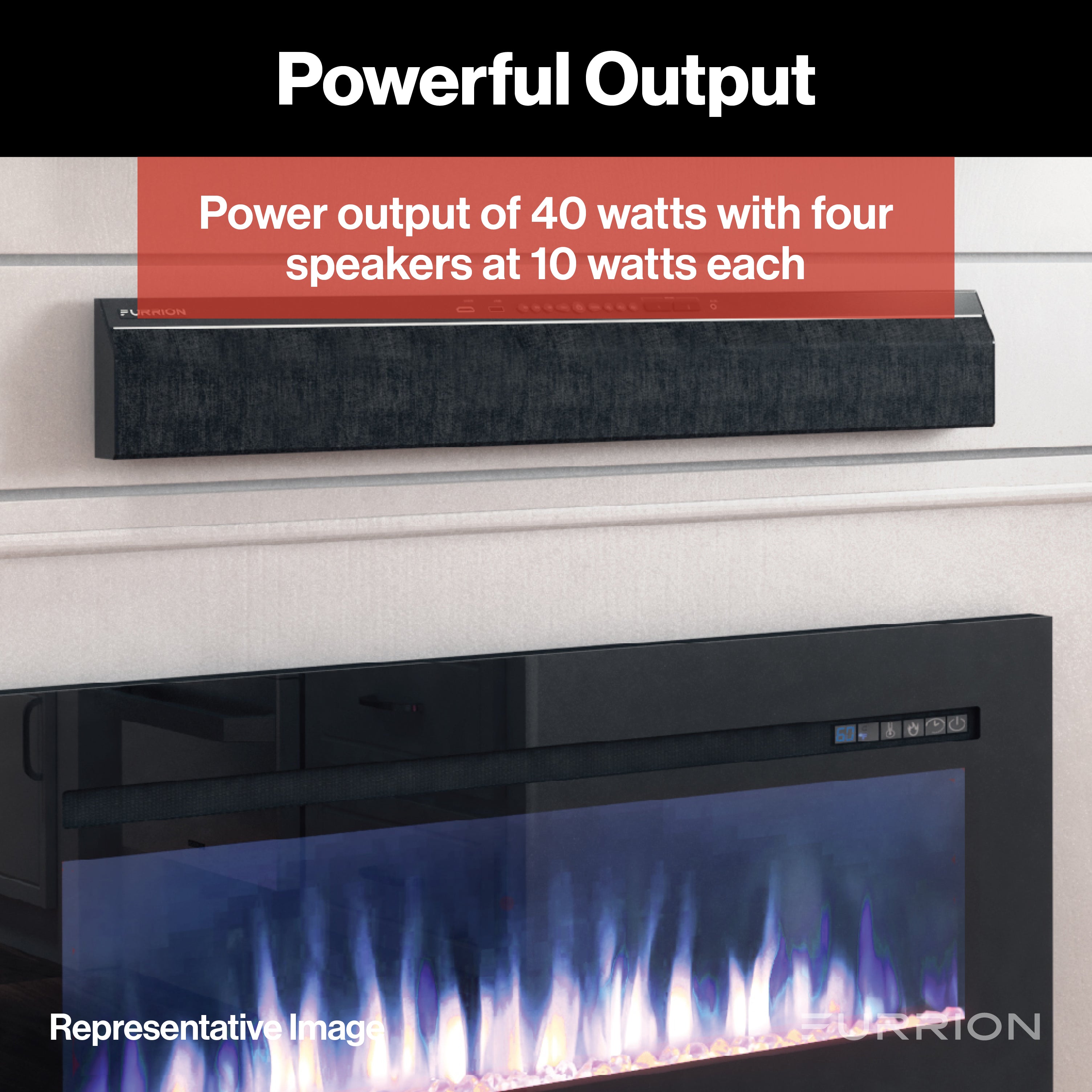 Furrion Soundbar Speaker - 40W, Passive 12V #Fsb24Sa2C-Bl - Image 4